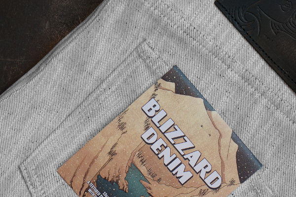 Winter White Denim With An Uneven “Slubby” Surface Texture