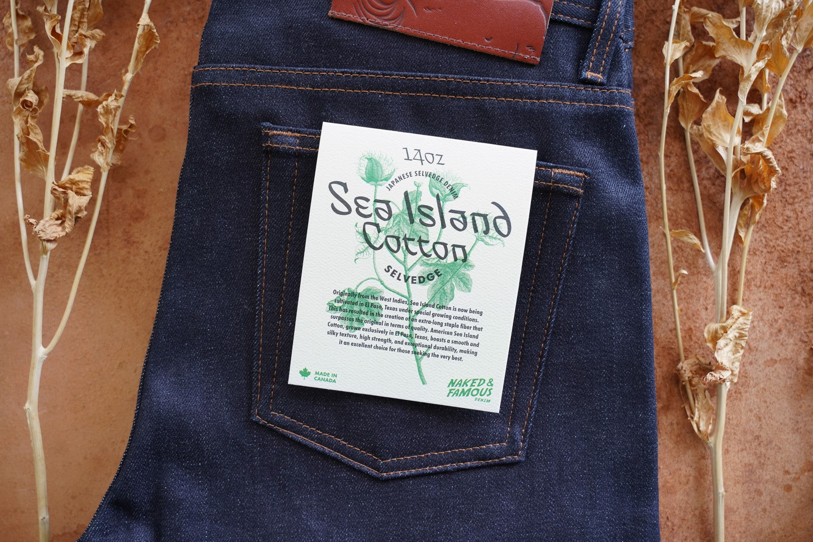 Naked & Famous Denim | Sea Island Cotton Selvedge