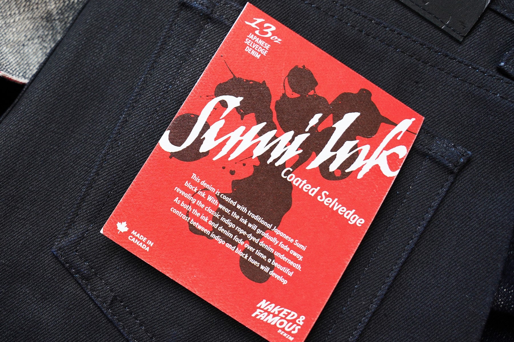 Sumi Ink Coated Selvedge - Collection