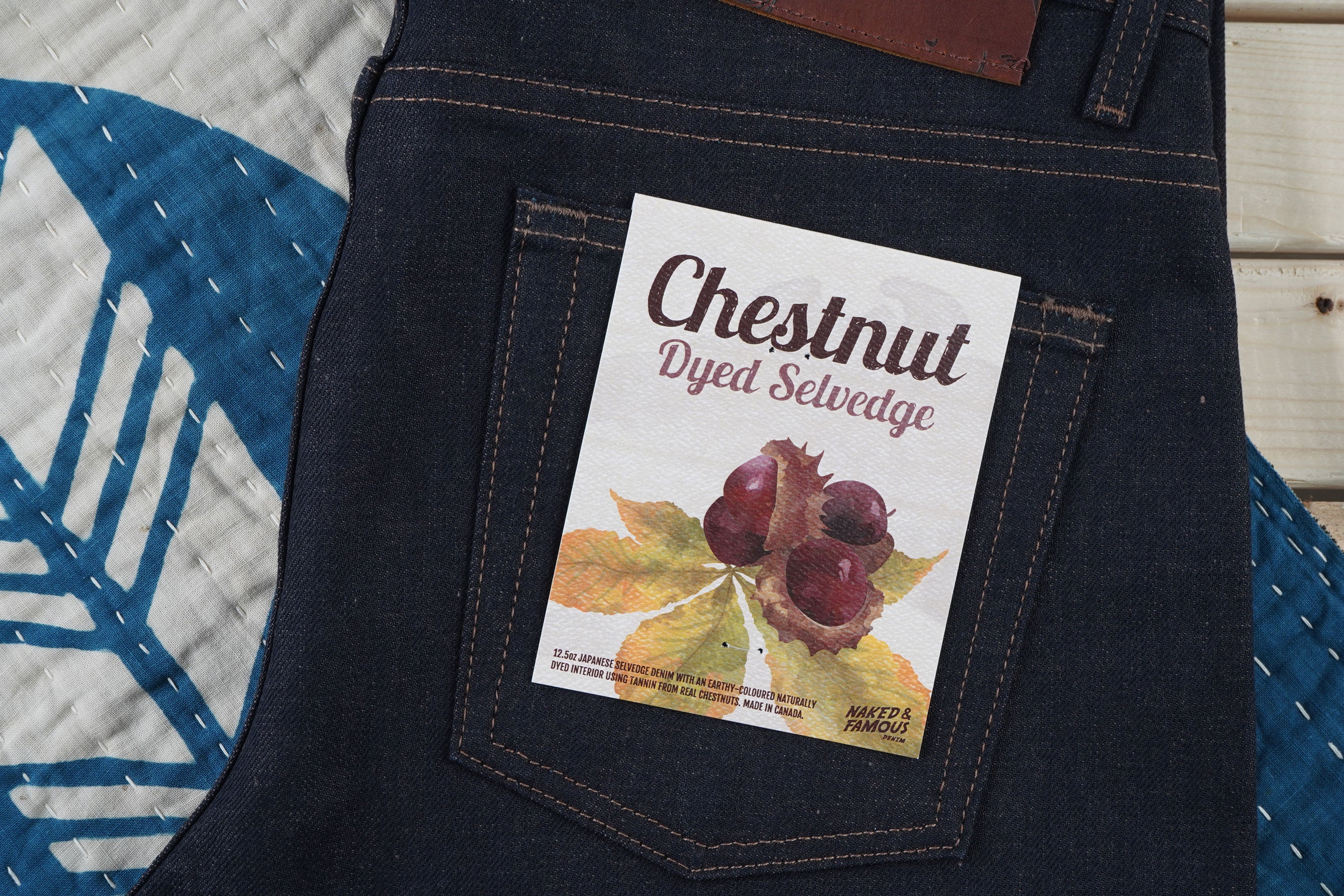 Chestnut Dyed Japanese Selvedge Denim