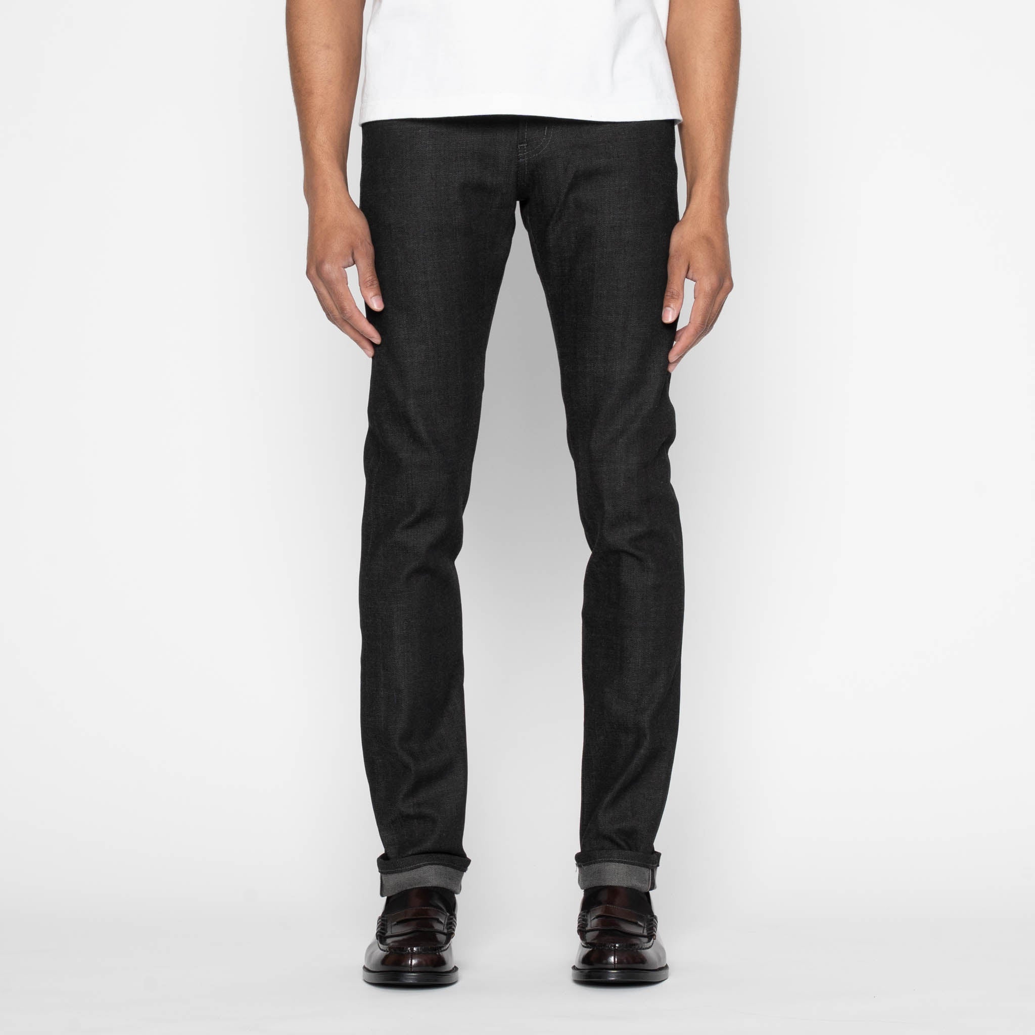 Super Guy - Black x Grey Stretch Selvedge by Naked & Famous Denim