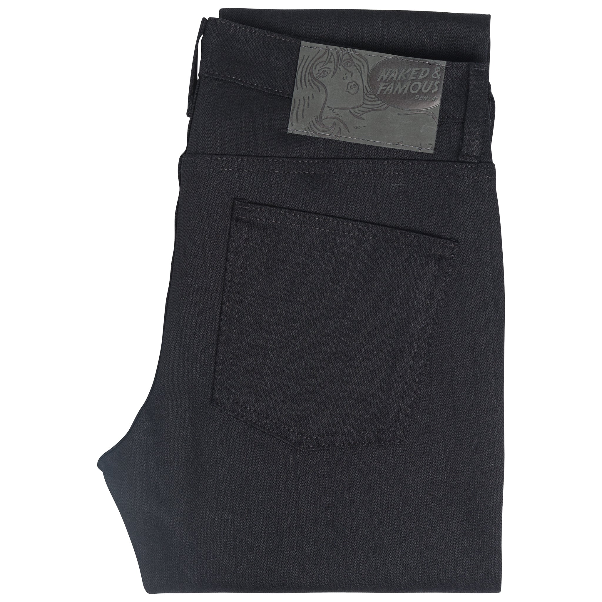Skinny Guy - Black Power Stretch by Naked & Famous Denim