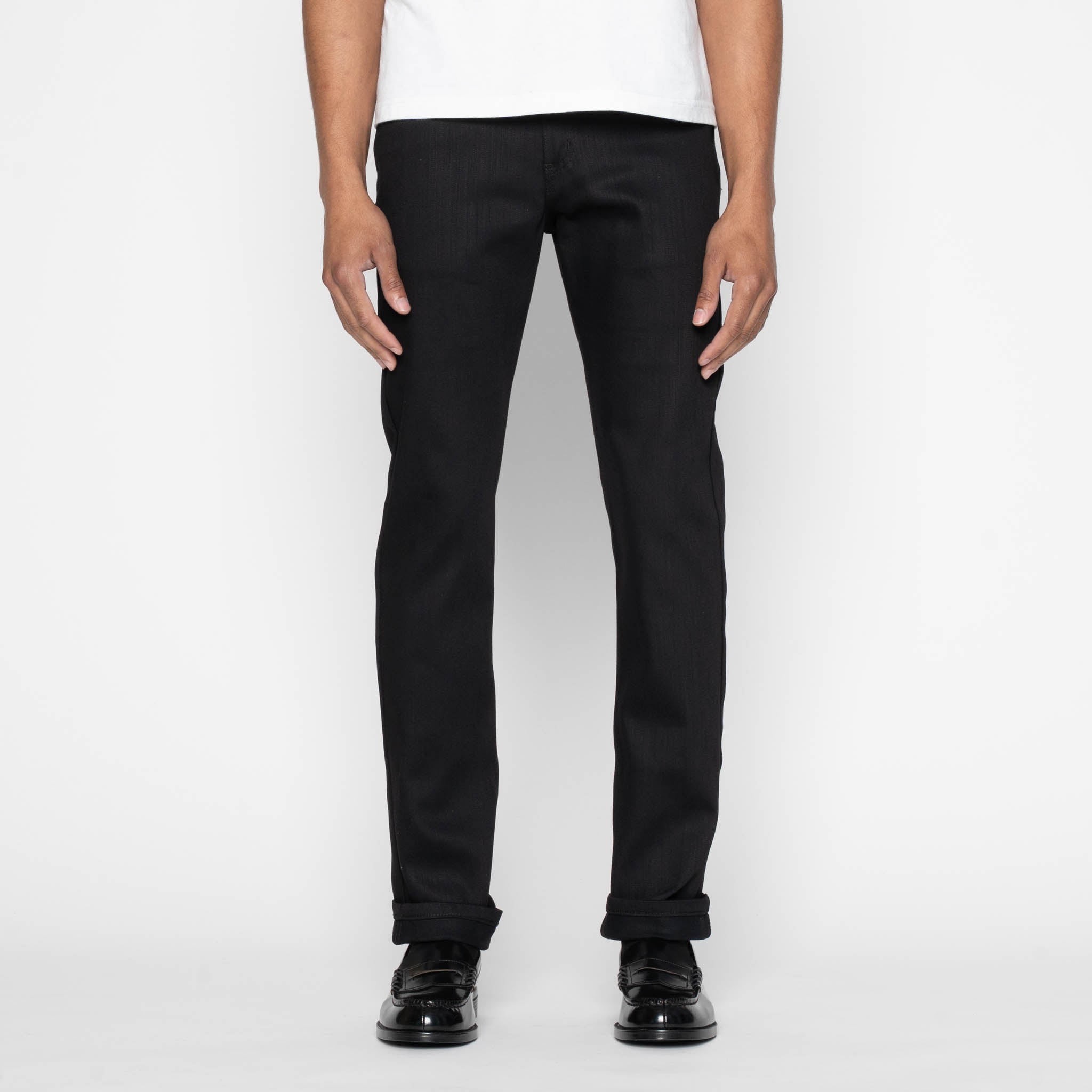 Weird Guy - Black Power Stretch by Naked & Famous Denim