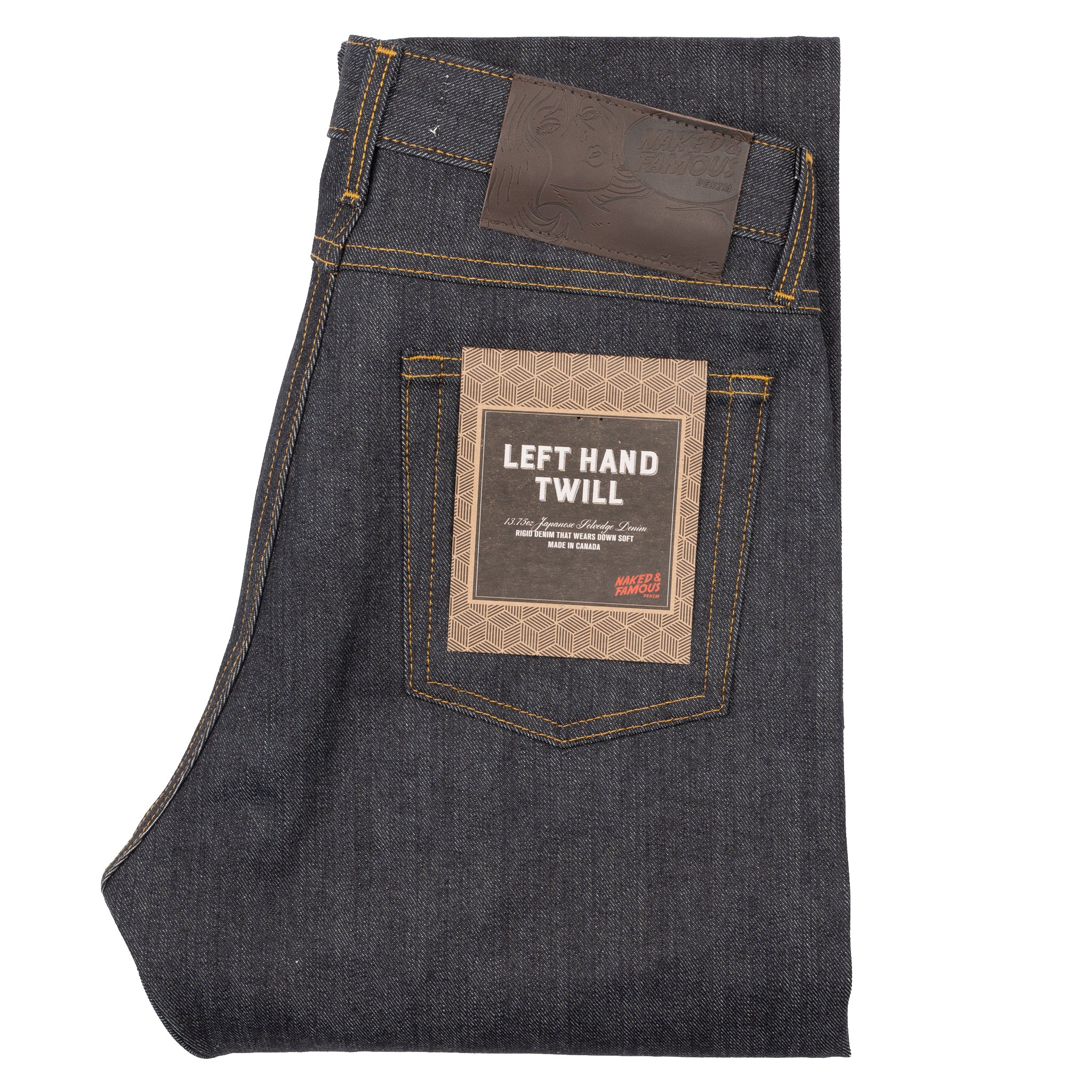 True Guy - Left Hand Twill Selvedge - 36" Long Inseam by Naked & Famous Denim