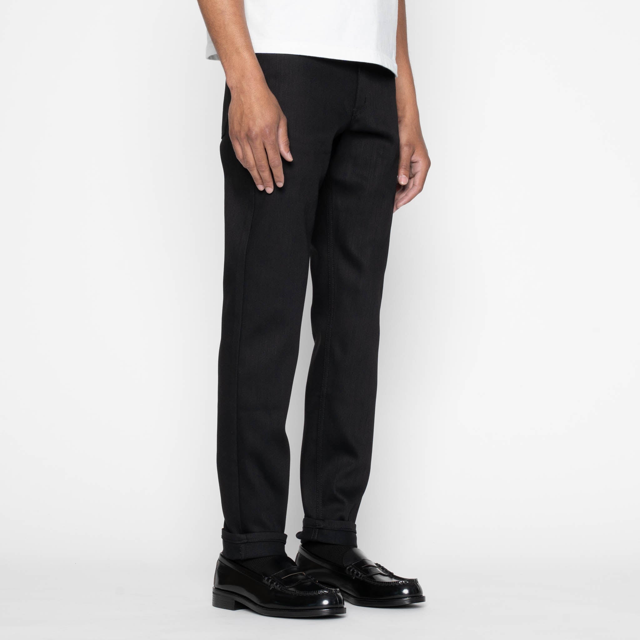 Easy Guy - Black Power Stretch by Naked & Famous Denim