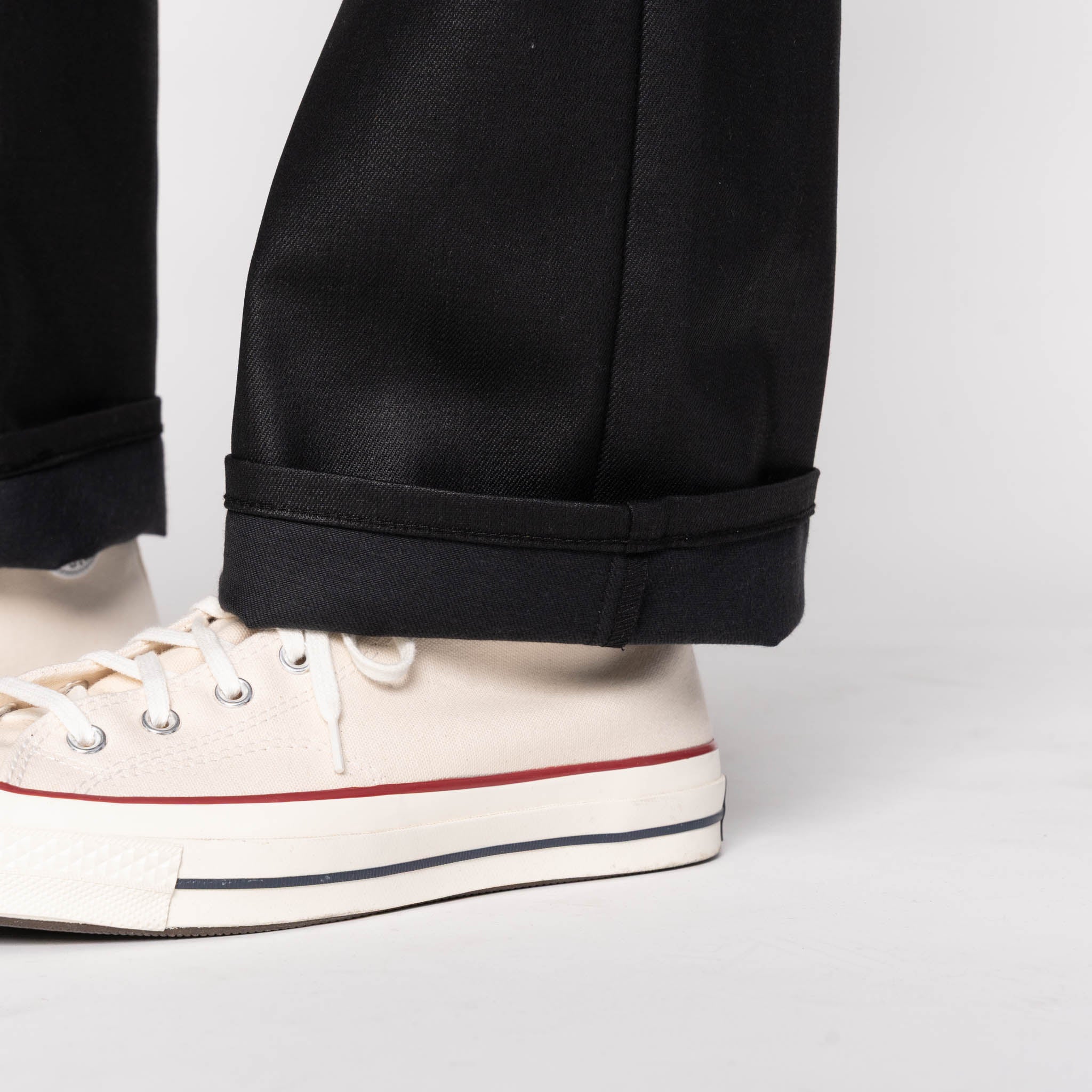 Strong Guy - Wax Coated Black Stretch by Naked & Famous Denim