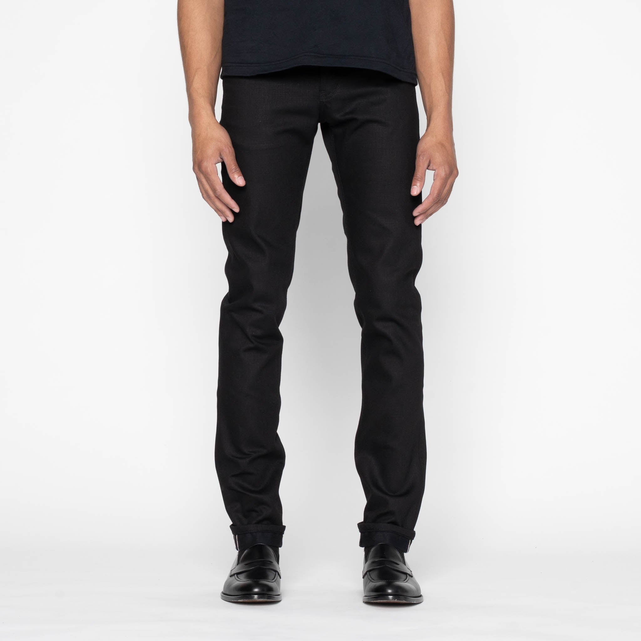 Super Guy - Solid Black Selvedge by Naked & Famous Denim