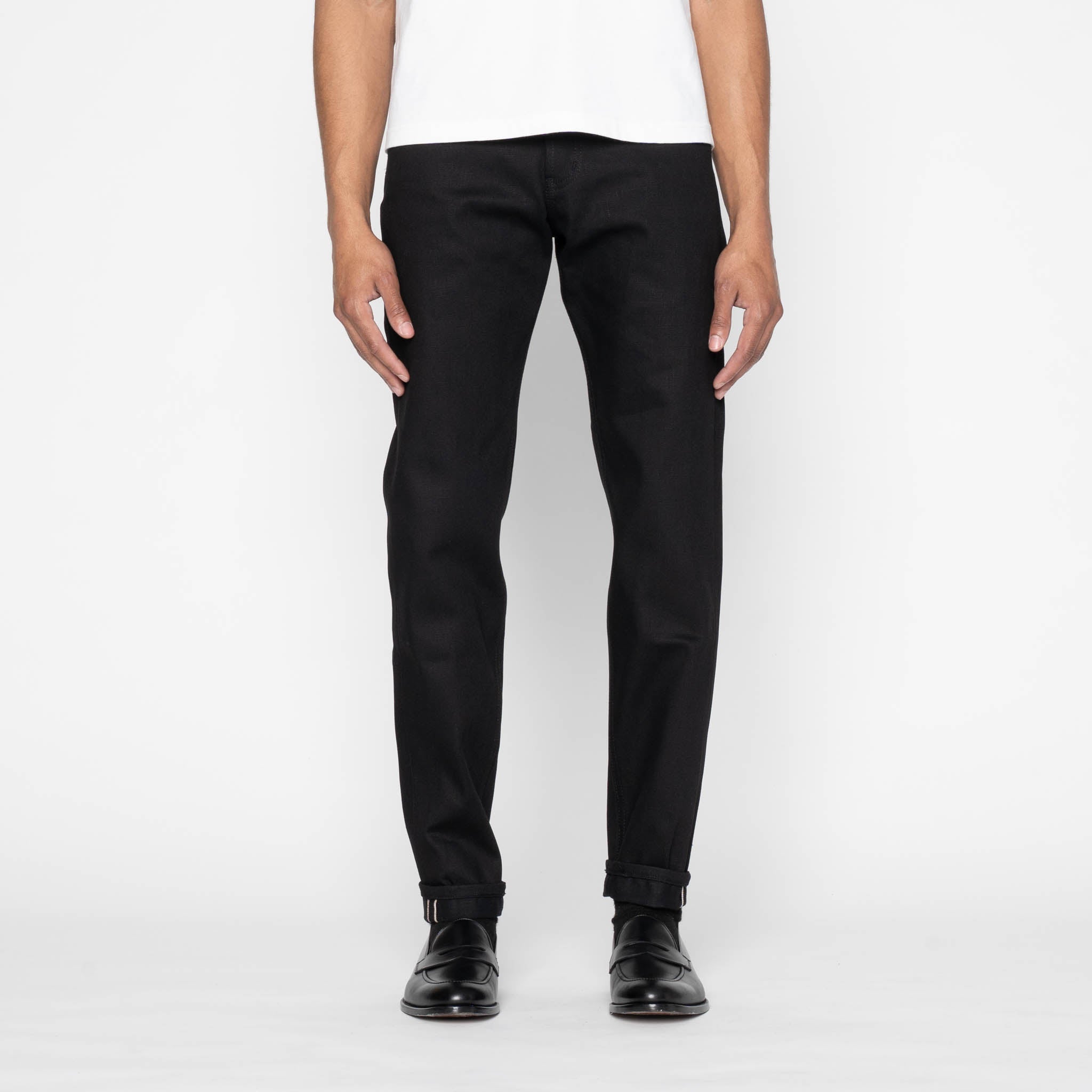 Easy Guy - Solid Black Selvedge by Naked & Famous Denim