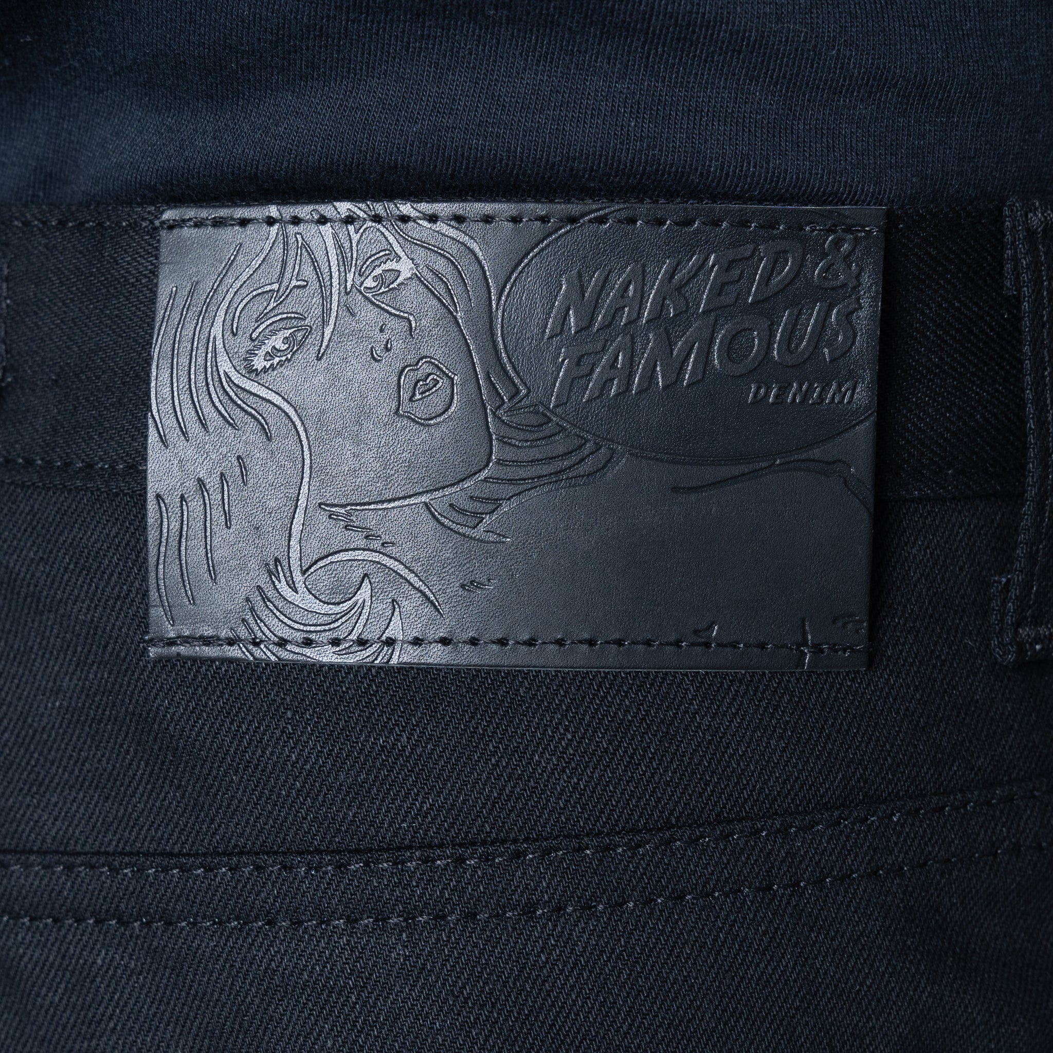 Groovy Guy - Solid Black Selvedge by Naked & Famous Denim