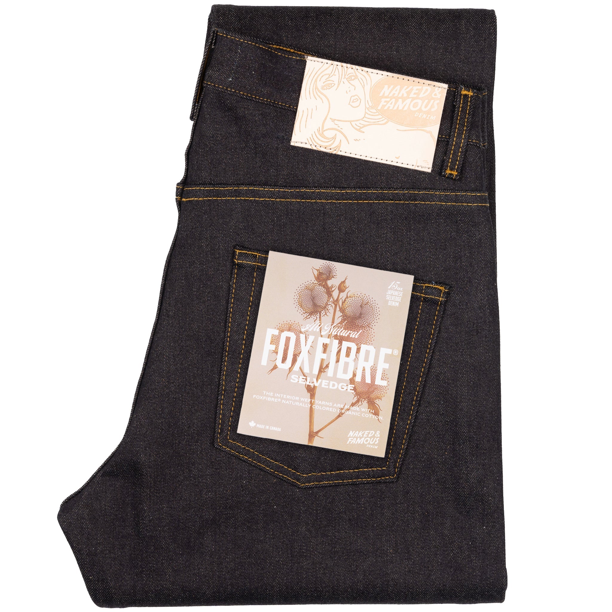 Weird Guy - All Natural Foxfibre® Selvedge by Naked & Famous Denim