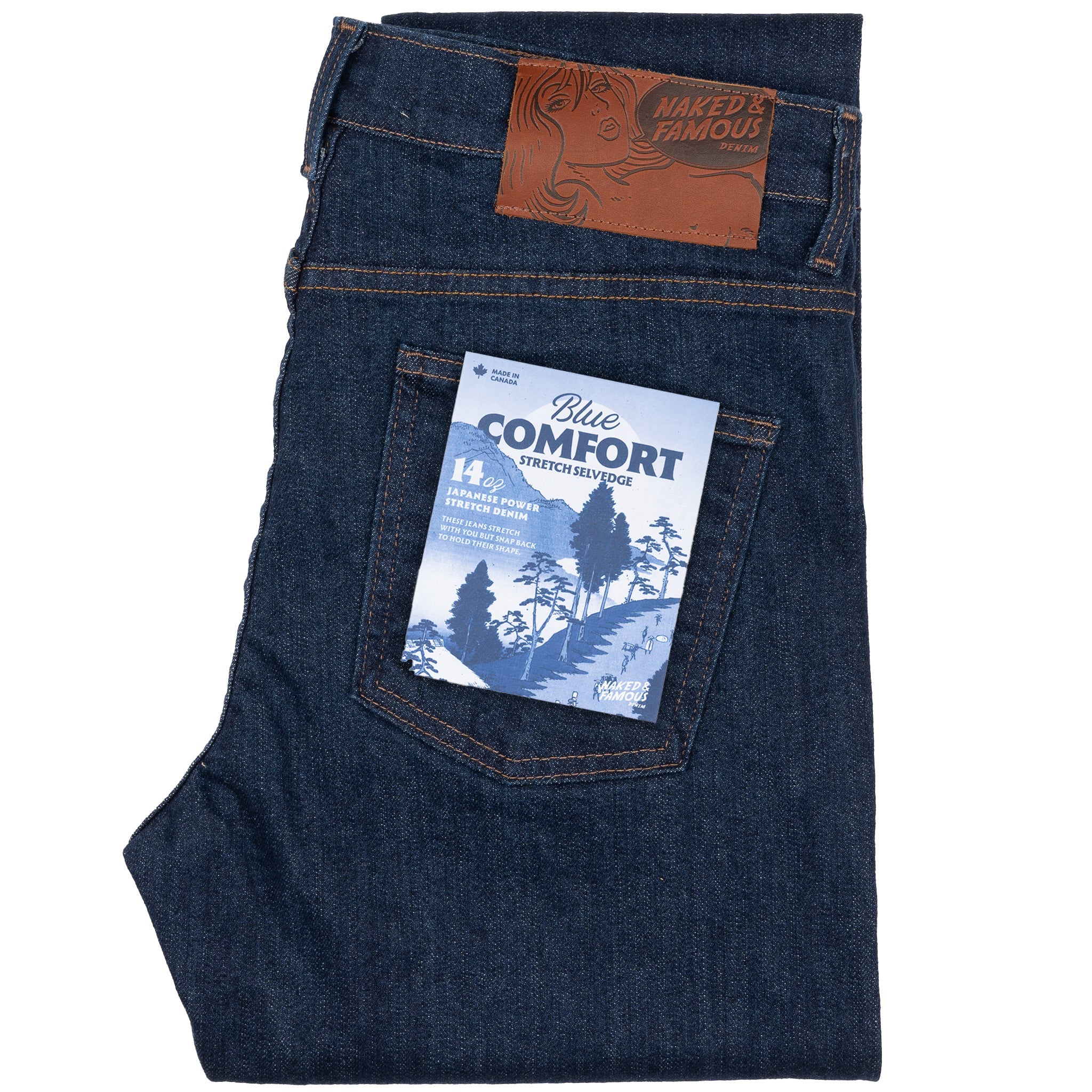 Super Guy - Blue Comfort Stretch Selvedge by Naked & Famous Denim