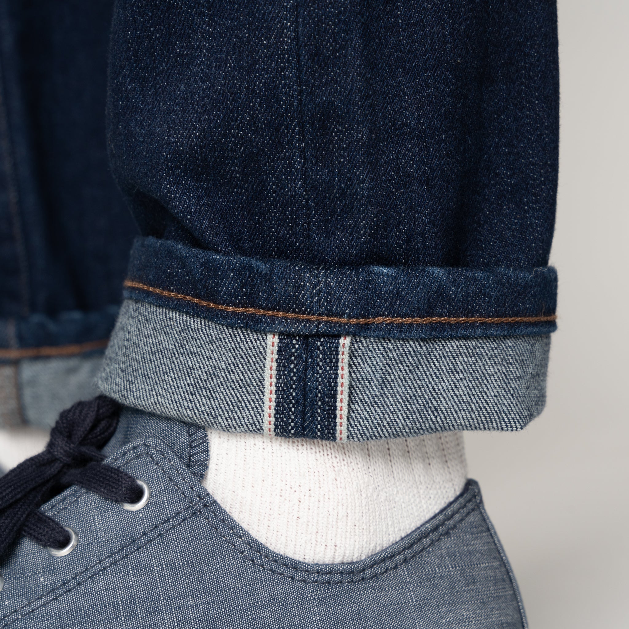 Stacked Guy - Blue Comfort Stretch Selvedge by Naked & Famous Denim