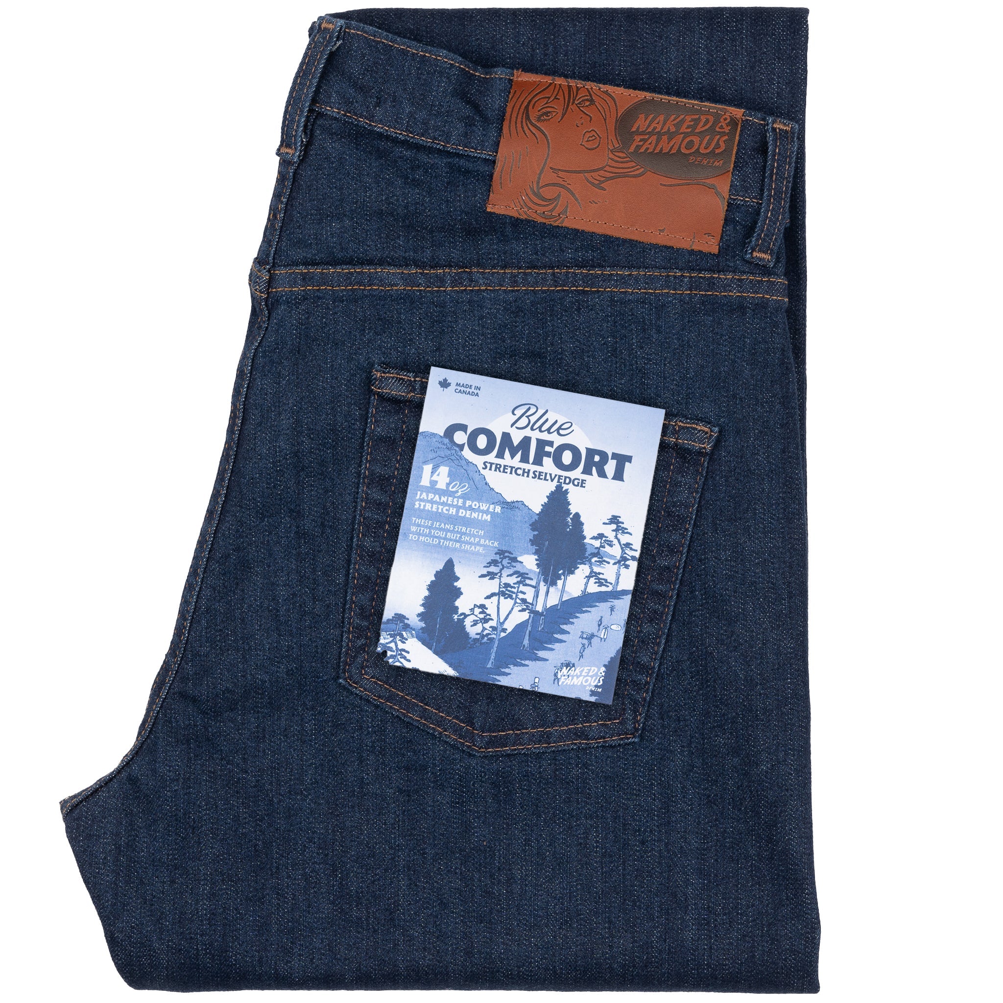 Easy Guy - Blue Comfort Stretch Selvedge by Naked & Famous Denim