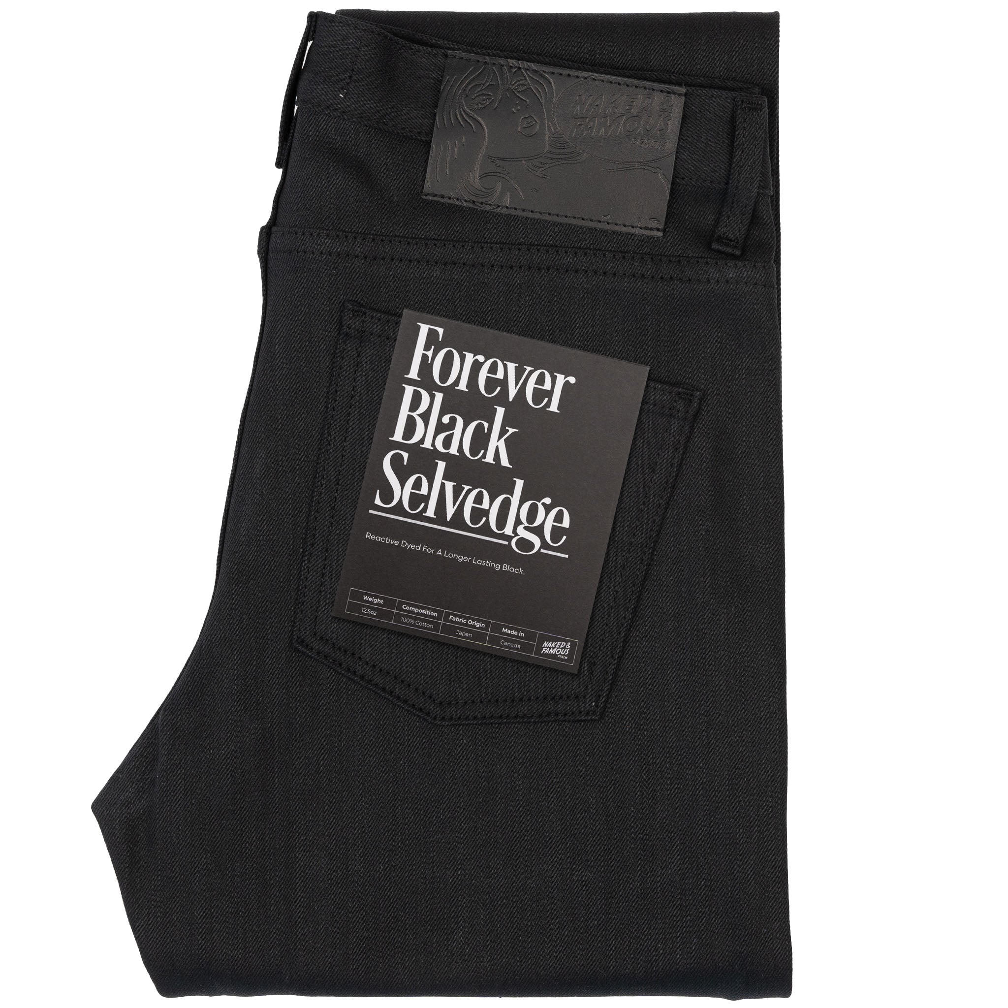 Super Guy - Forever Black Selvedge by Naked & Famous Denim