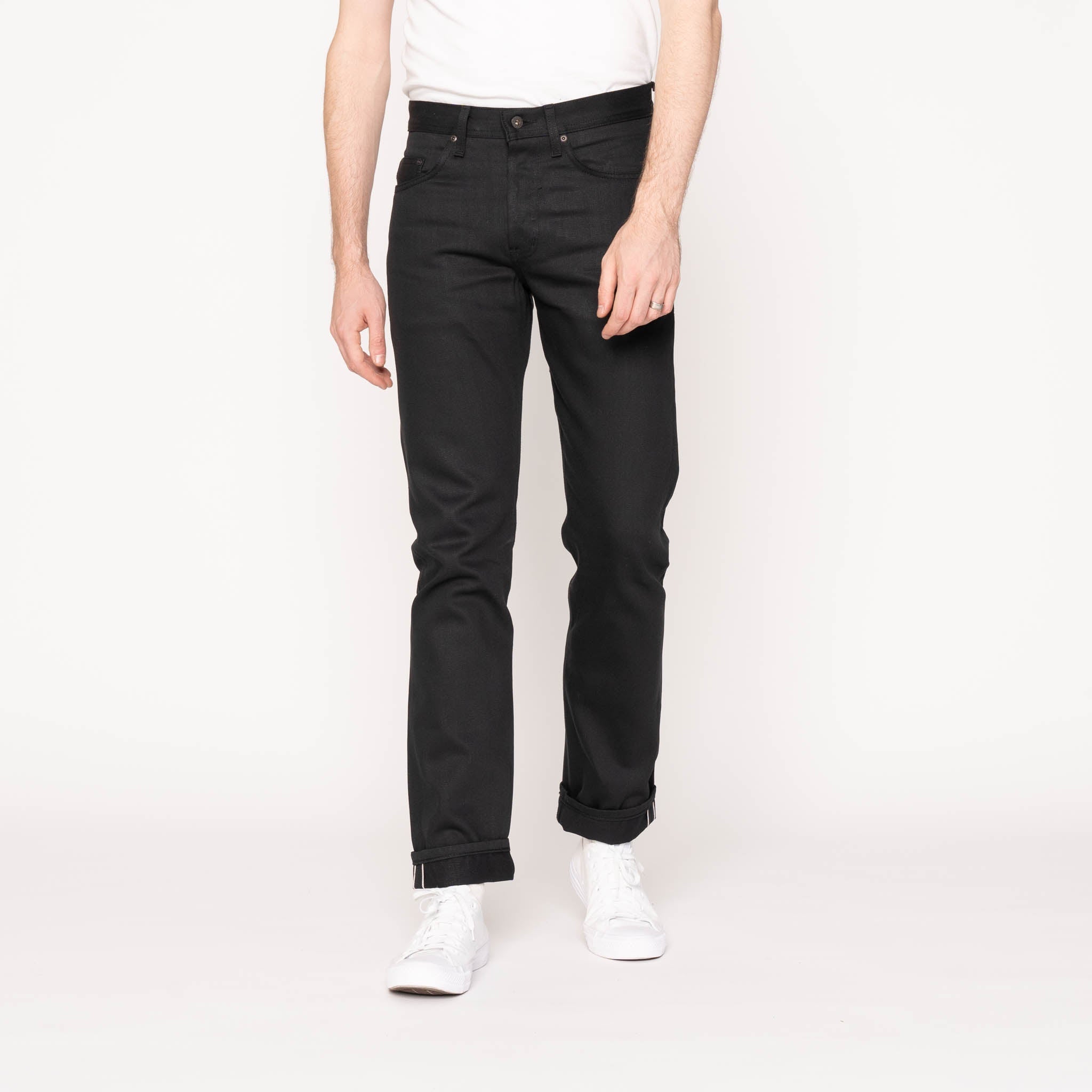 Weird Guy - Forever Black Selvedge by Naked & Famous Denim
