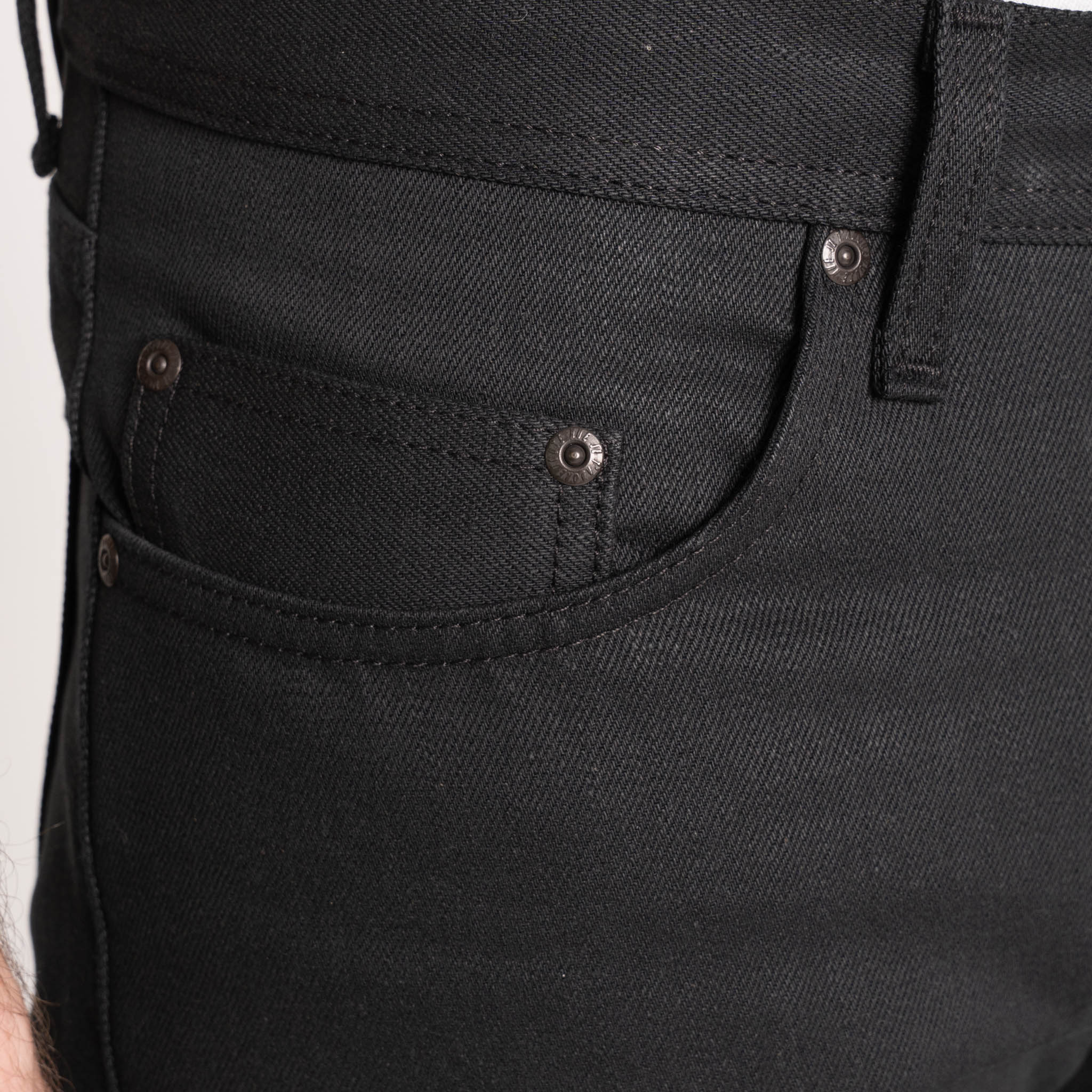 Weird Guy - Forever Black Selvedge by Naked & Famous Denim