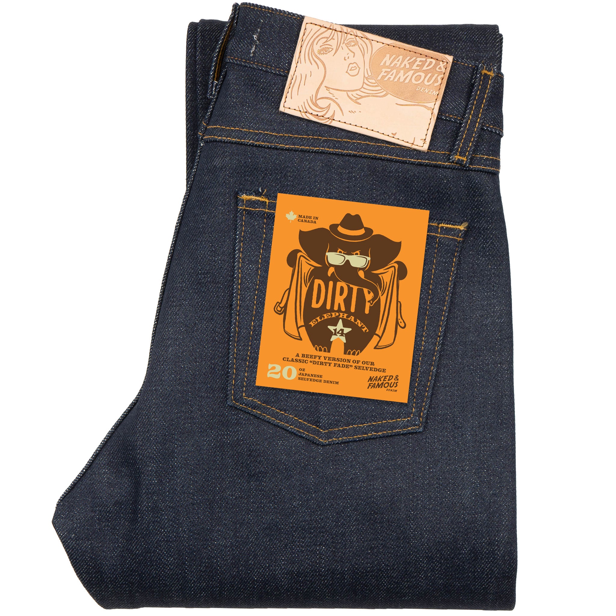 True Guy - Elephant 14 - Dirty Elephant Selvedge by Naked & Famous Denim