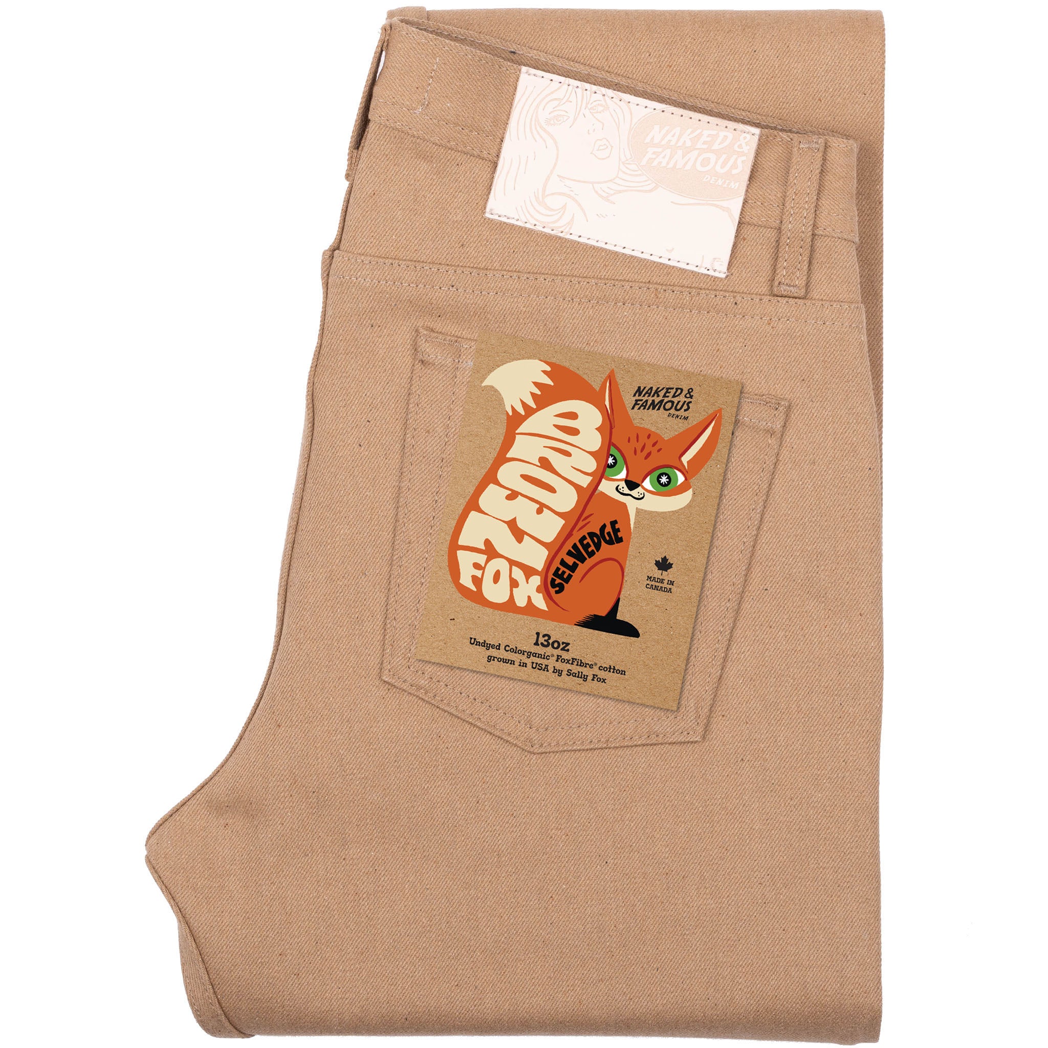 Weird Guy - Brown Fox Selvedge - Brown