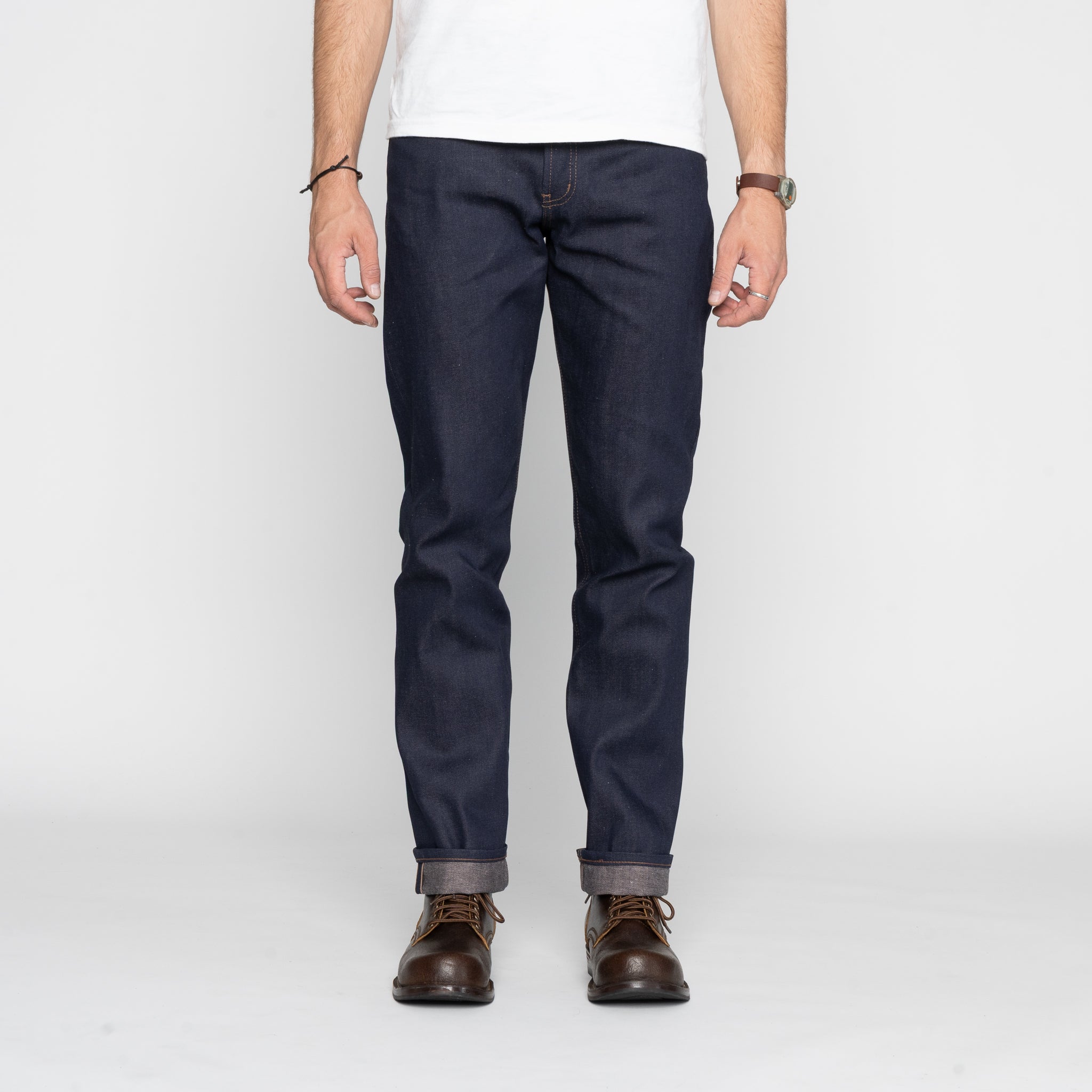 Weird Guy - Coffee Dye Selvedge - Indigo by Naked & Famous Denim