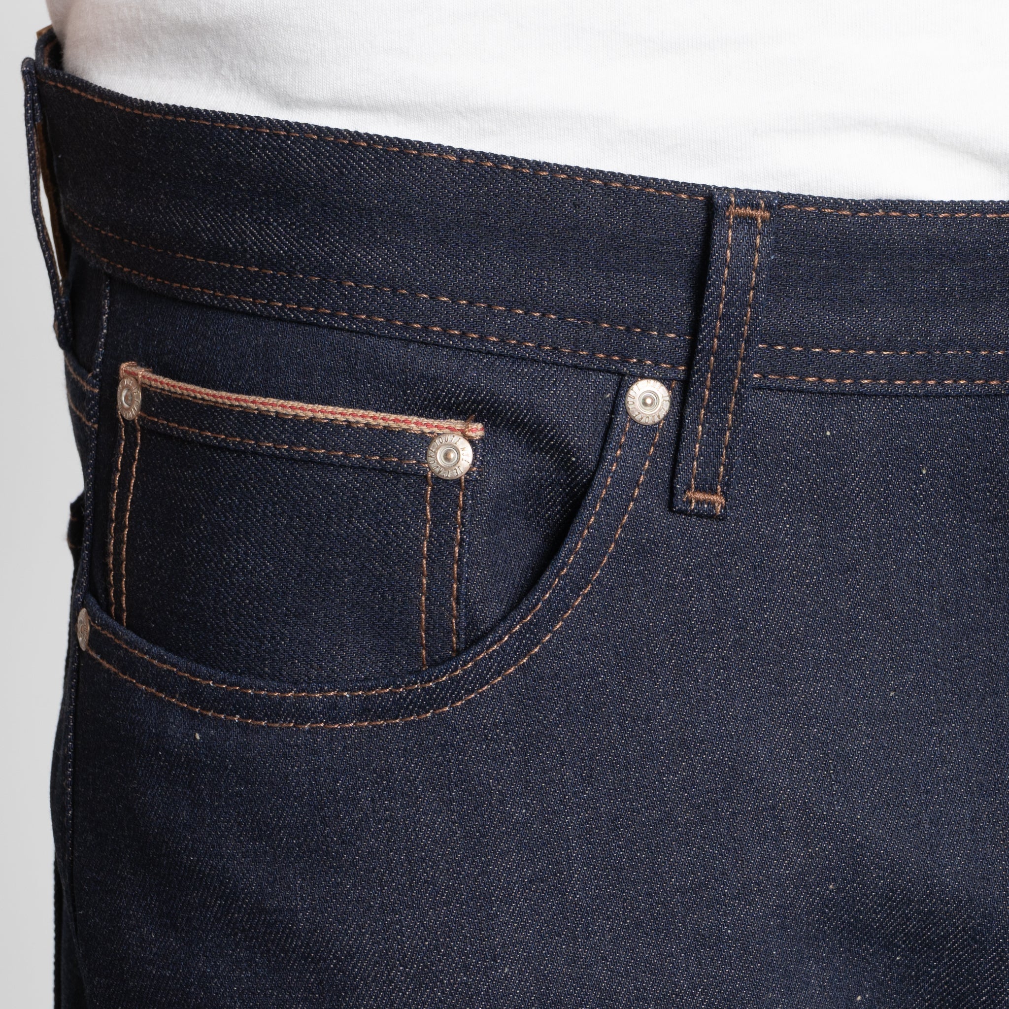 Weird Guy - Coffee Dye Selvedge - Indigo by Naked & Famous Denim