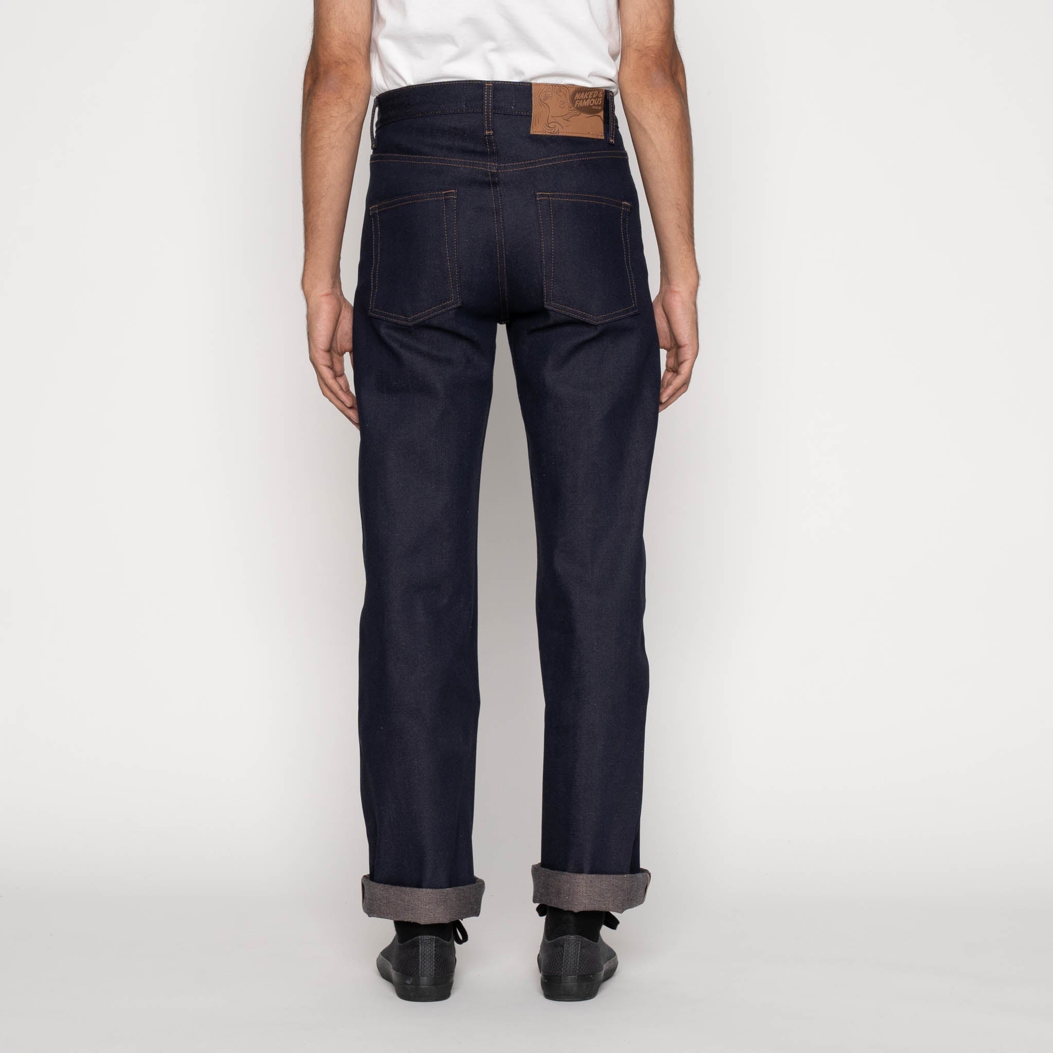 Strong Guy - Coffee Dye Selvedge - Indigo by Naked & Famous Denim