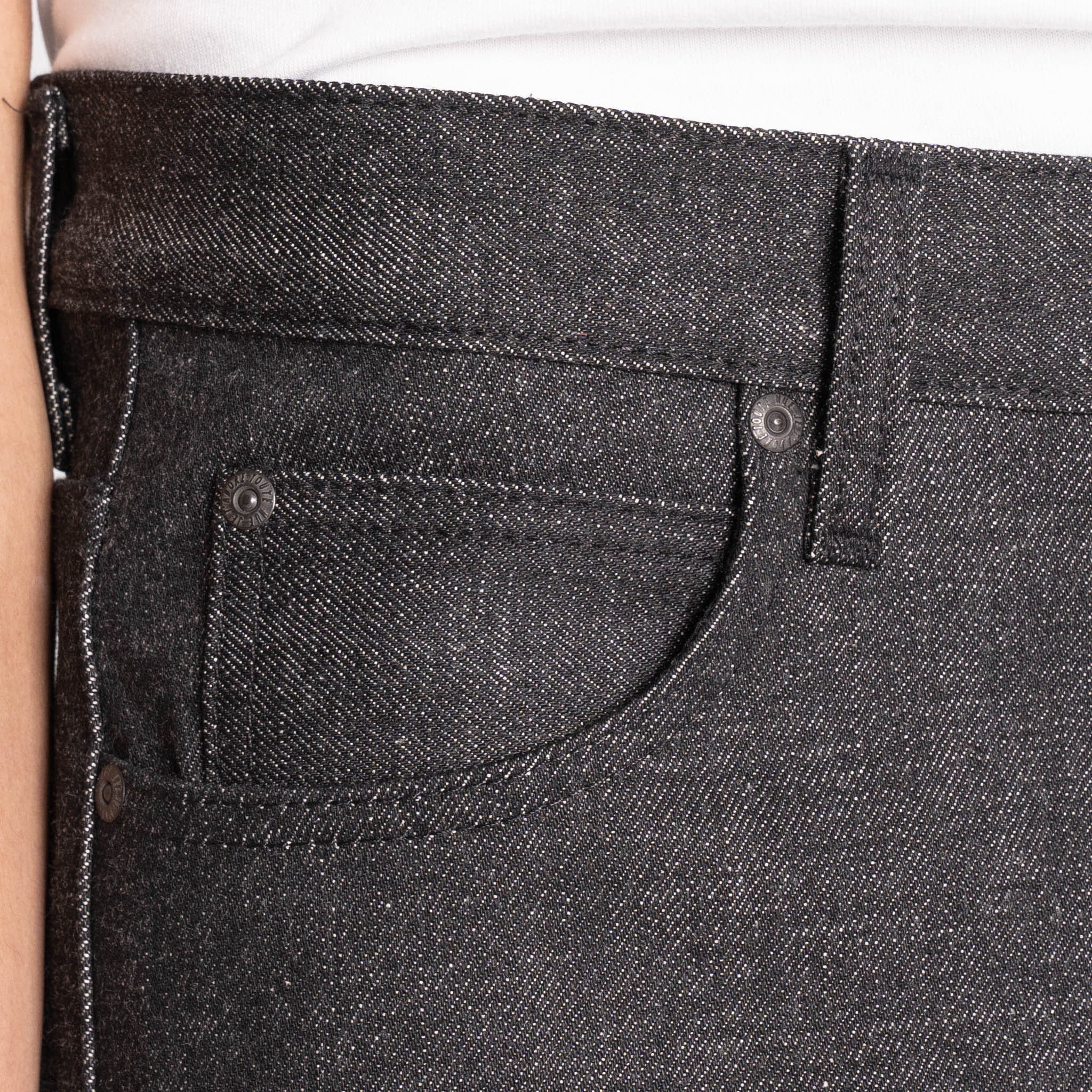 Super Guy - Yatagarasu Selvedge - Black by Naked & Famous Denim