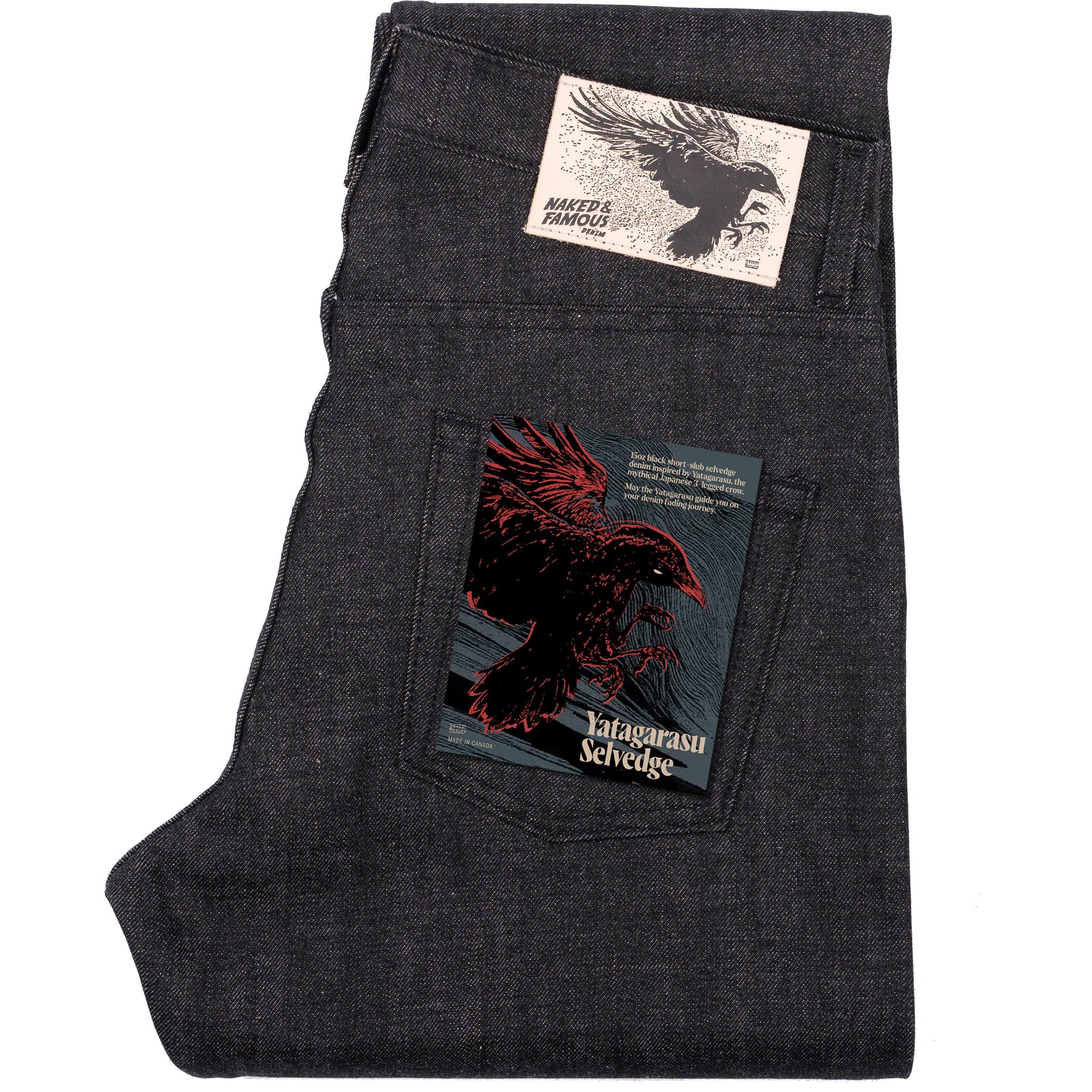 Easy Guy - Yatagarasu Selvedge - Black by Naked & Famous Denim