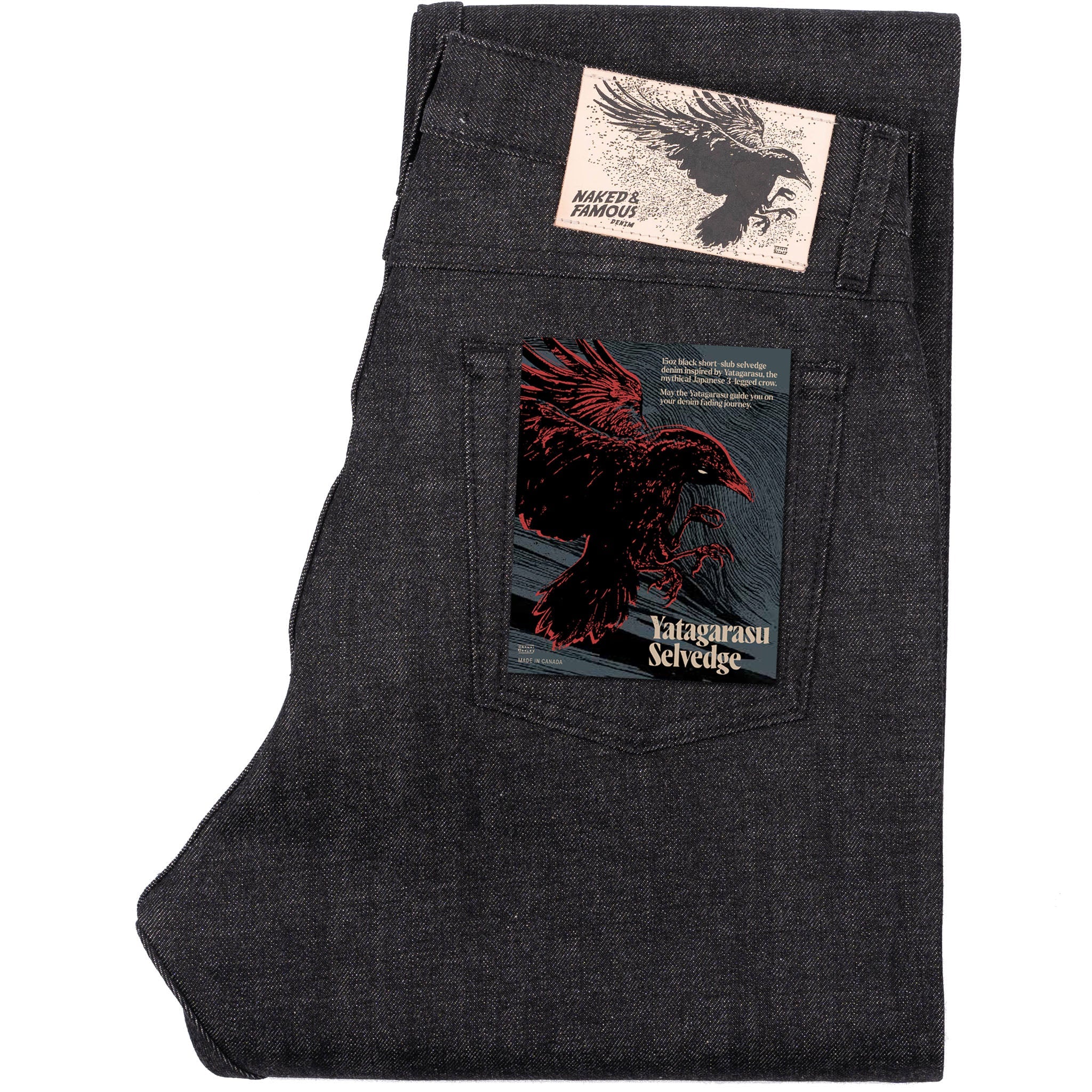True Guy - Yatagarasu Selvedge - Black by Naked & Famous Denim
