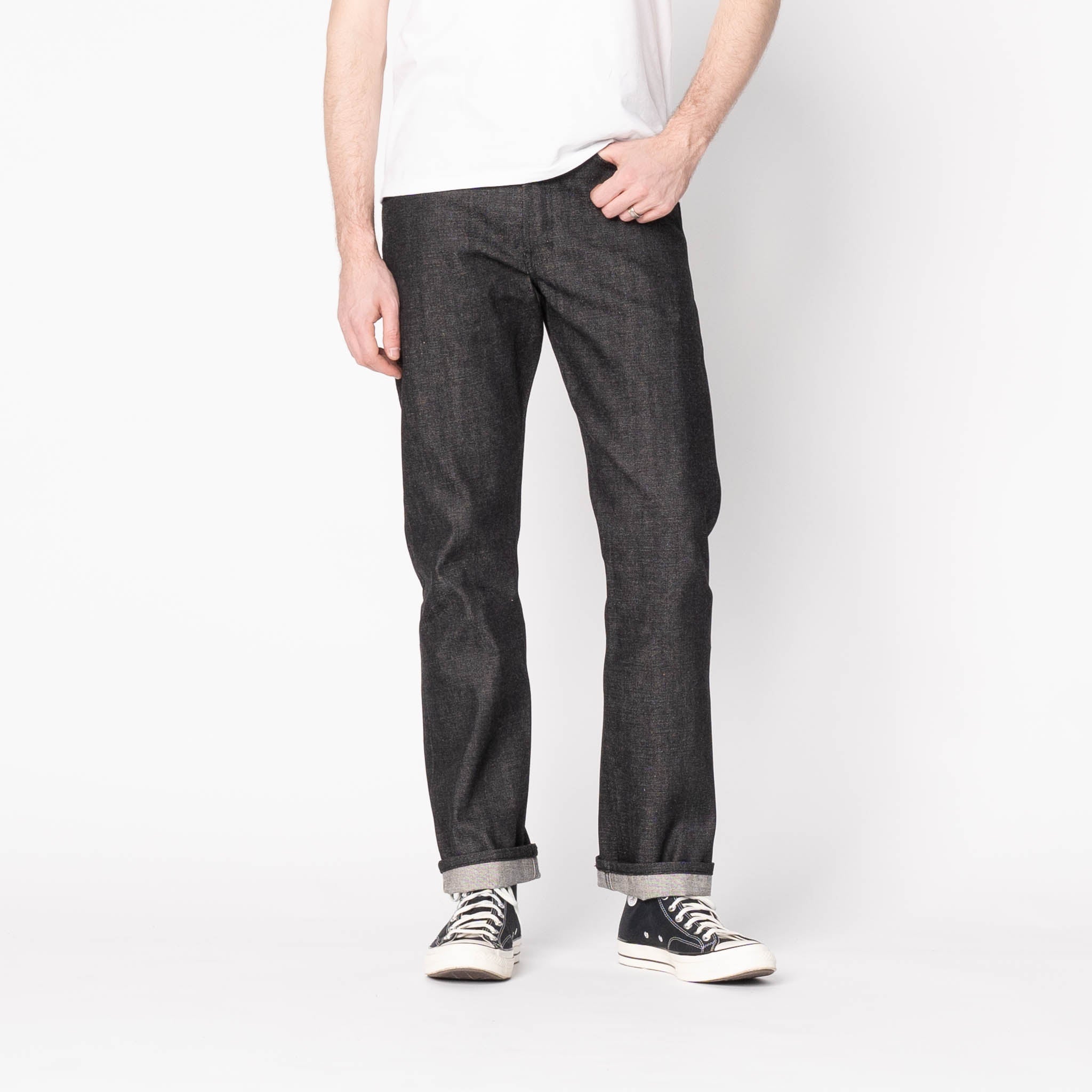 True Guy - Yatagarasu Selvedge - Black by Naked & Famous Denim