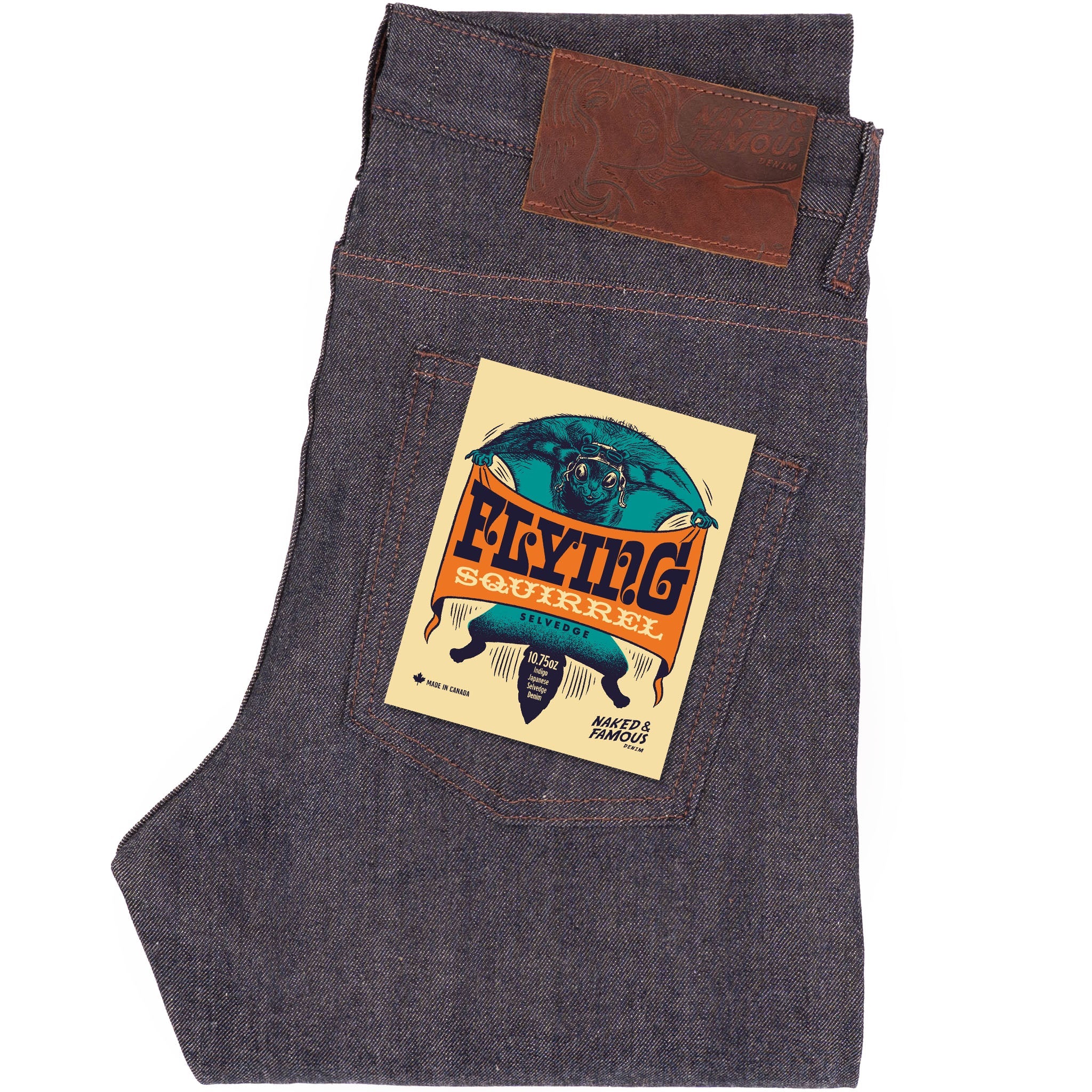 Super Guy - Flying Squirrel Selvedge - Indigo by Naked & Famous Denim