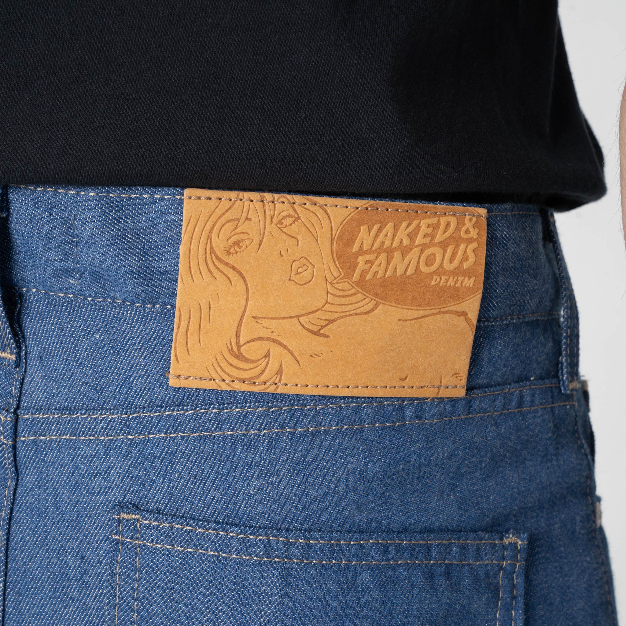 Super Guy - The Cat’s Pyjamas Selvedge - Blue by Naked & Famous Denim