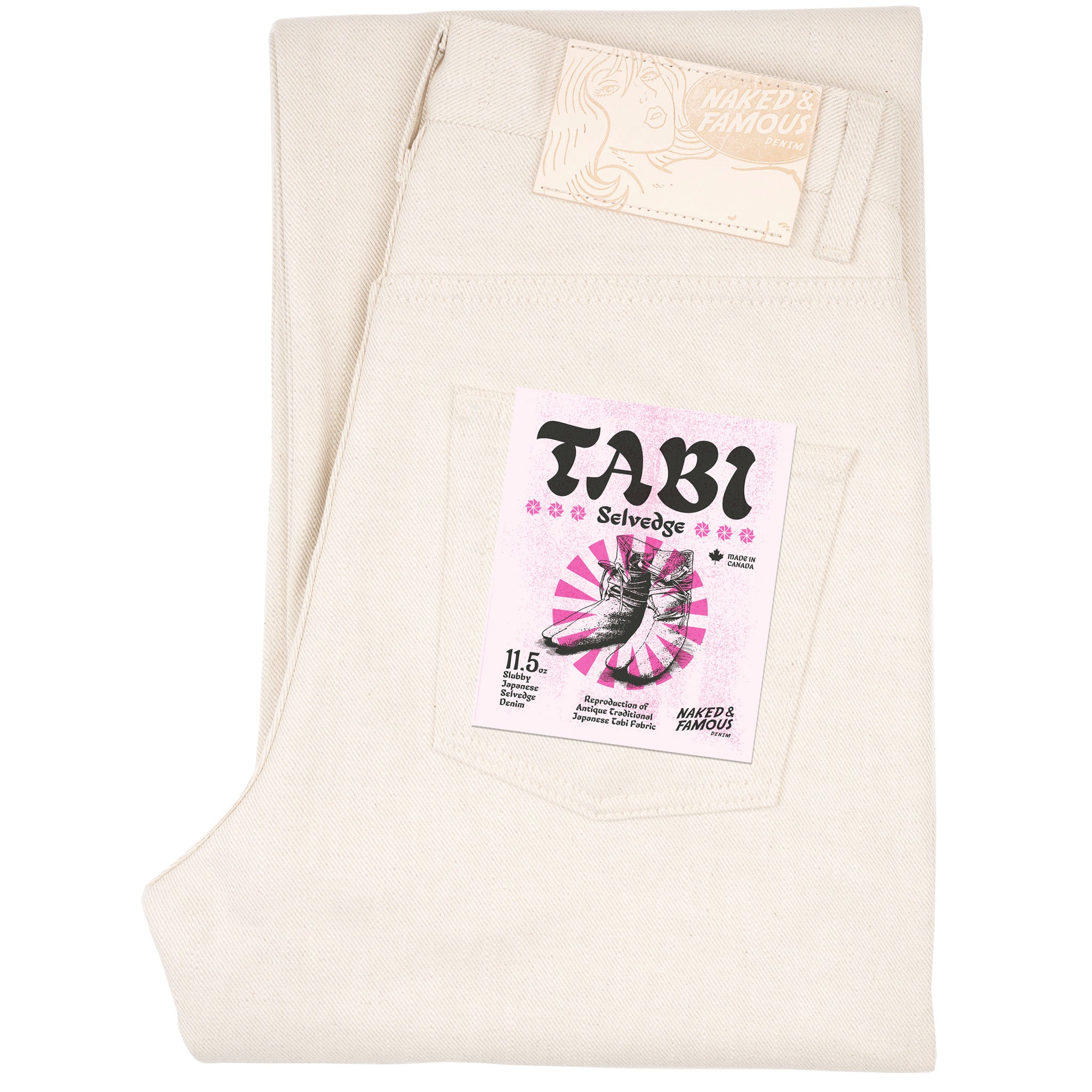 Strong Guy - Tabi Selvedge - Off White by Naked & Famous Denim