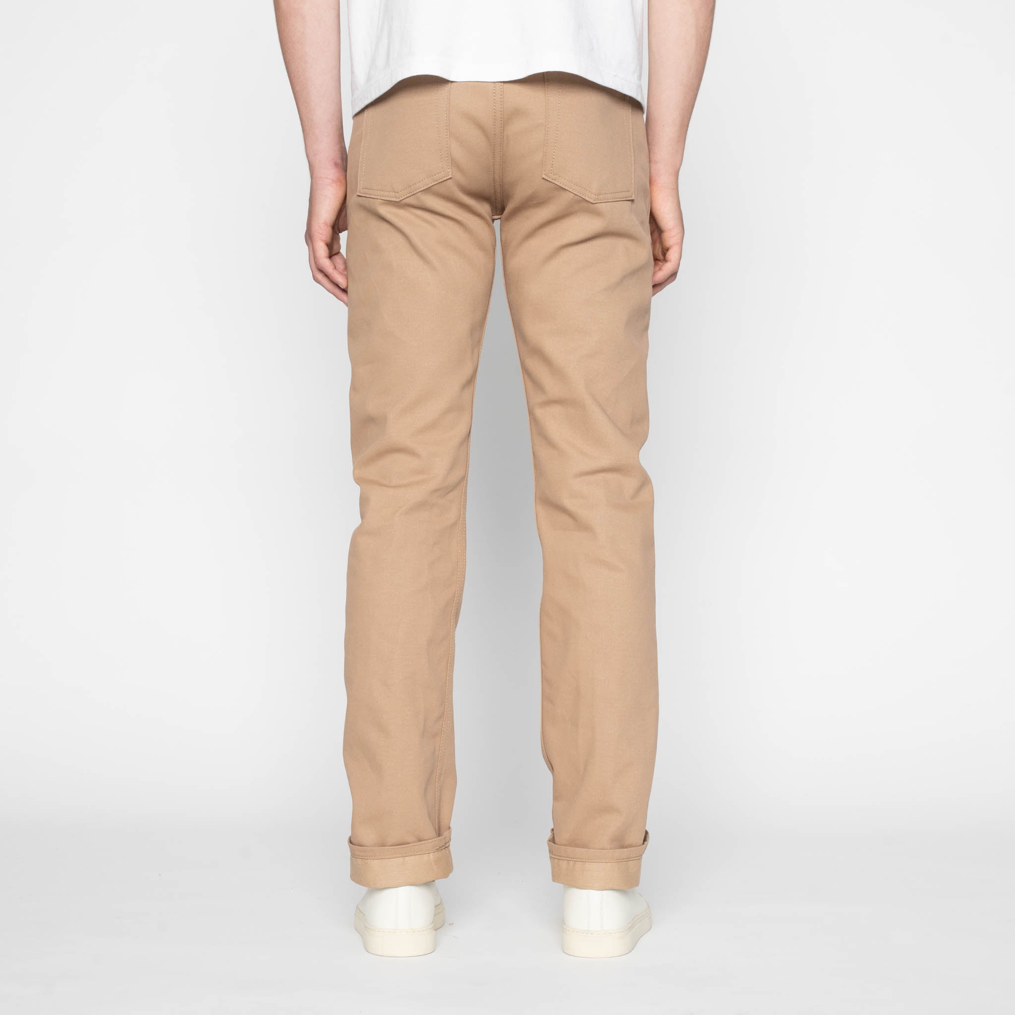 Weird Guy - Selvedge Slacks Beige by Naked & Famous Denim