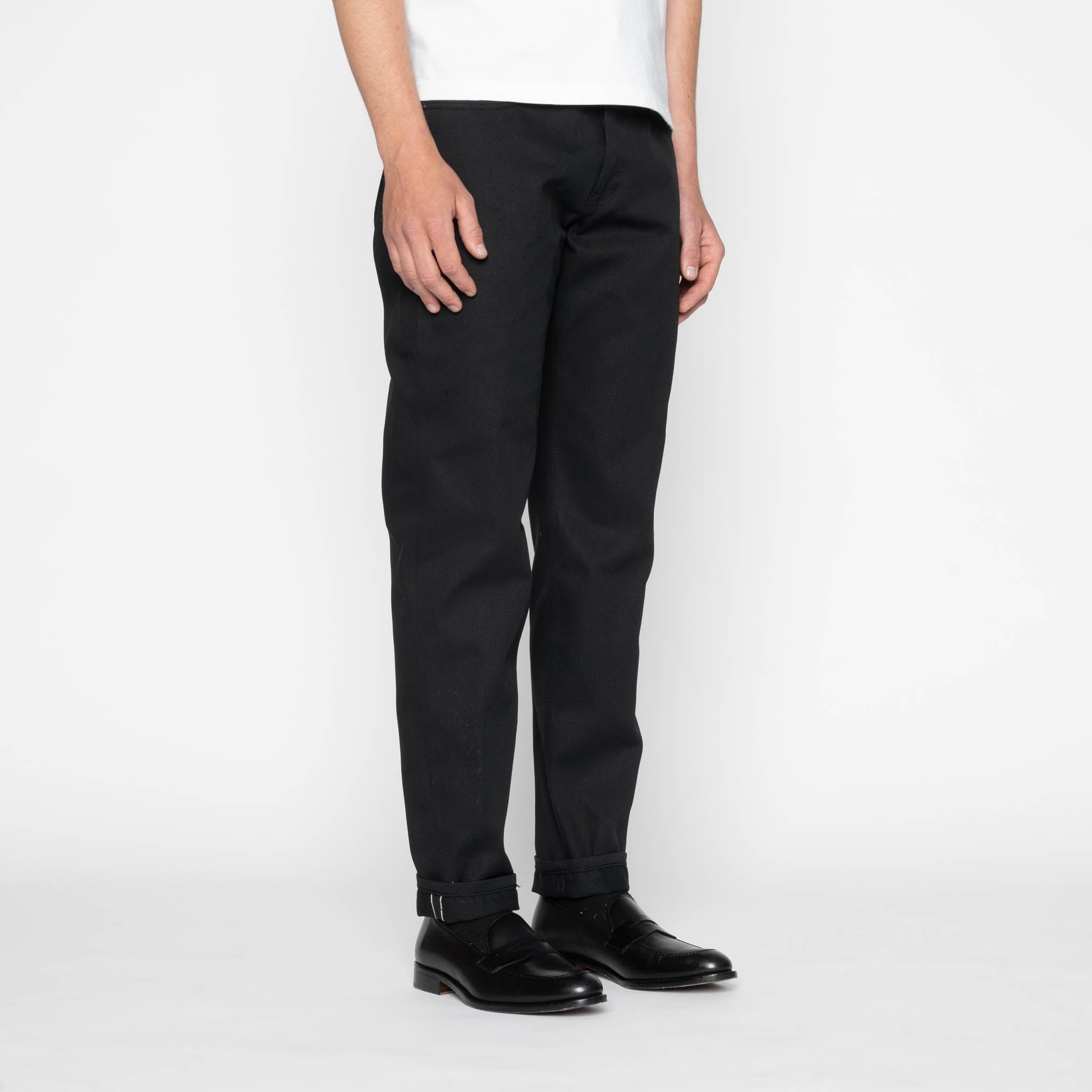 Easy Guy - Selvedge Slacks Black by Naked & Famous Denim