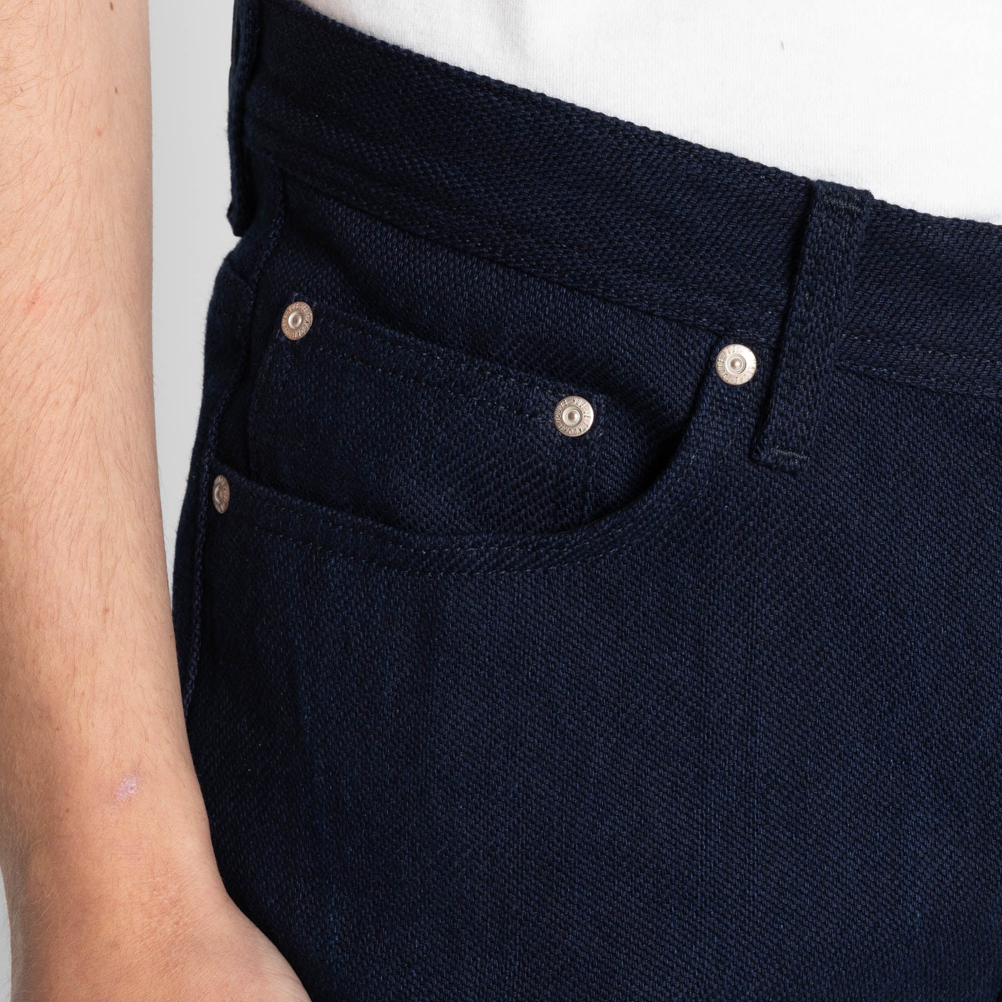 Weird Guy - Maekake Dobby - Indigo by Naked & Famous Denim