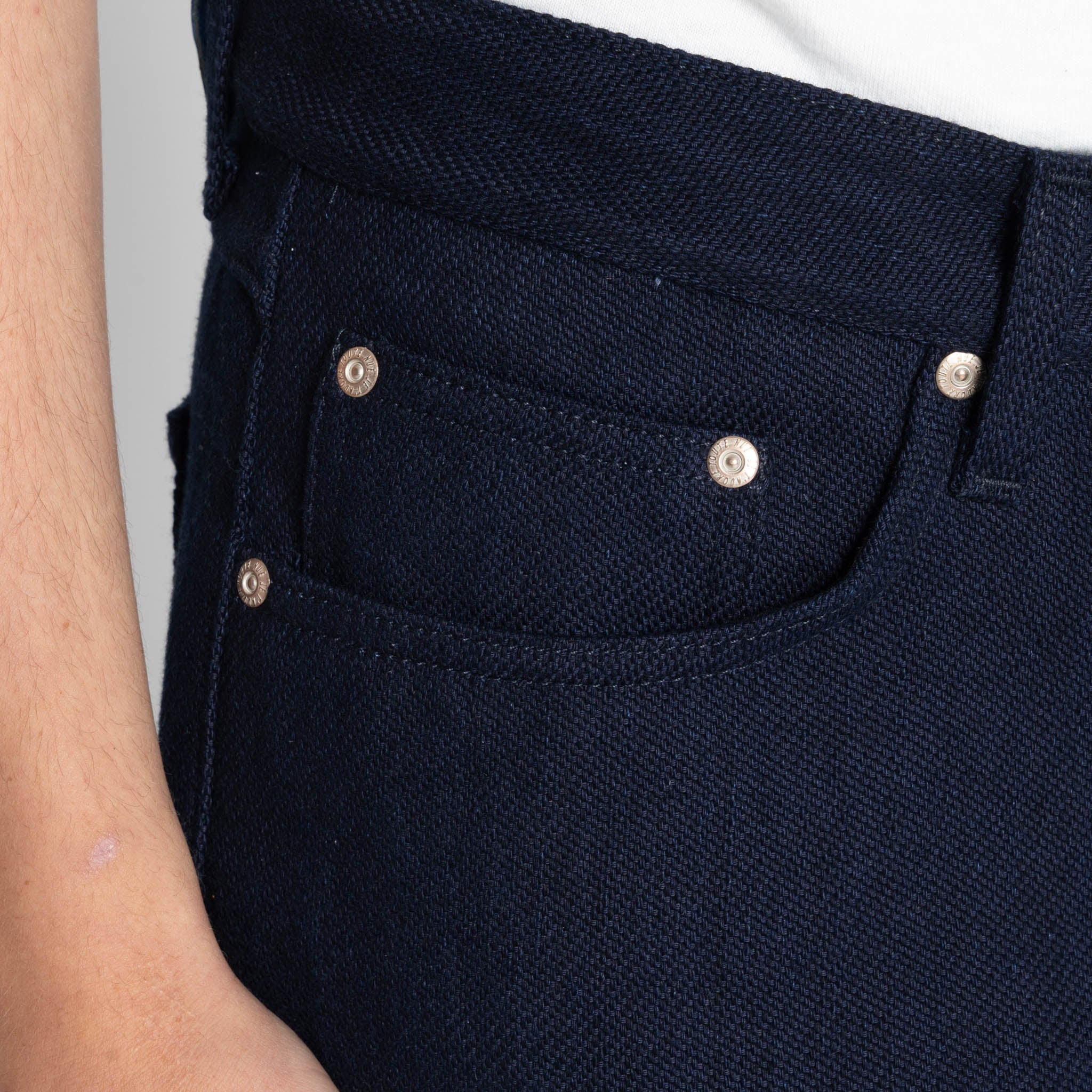 True Guy - Maekake Dobby - Indigo by Naked & Famous Denim