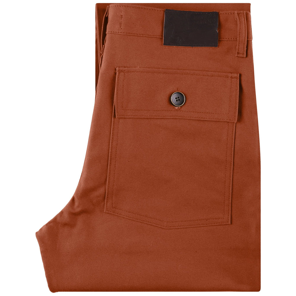 Work Pant - Brick Canvas by Naked & Famous Denim