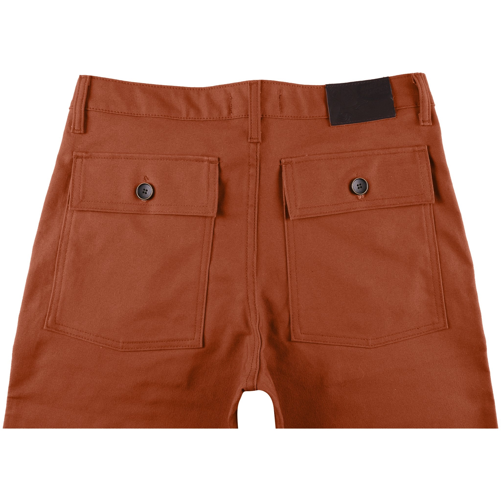 Work Pant - Brick Canvas by Naked & Famous Denim