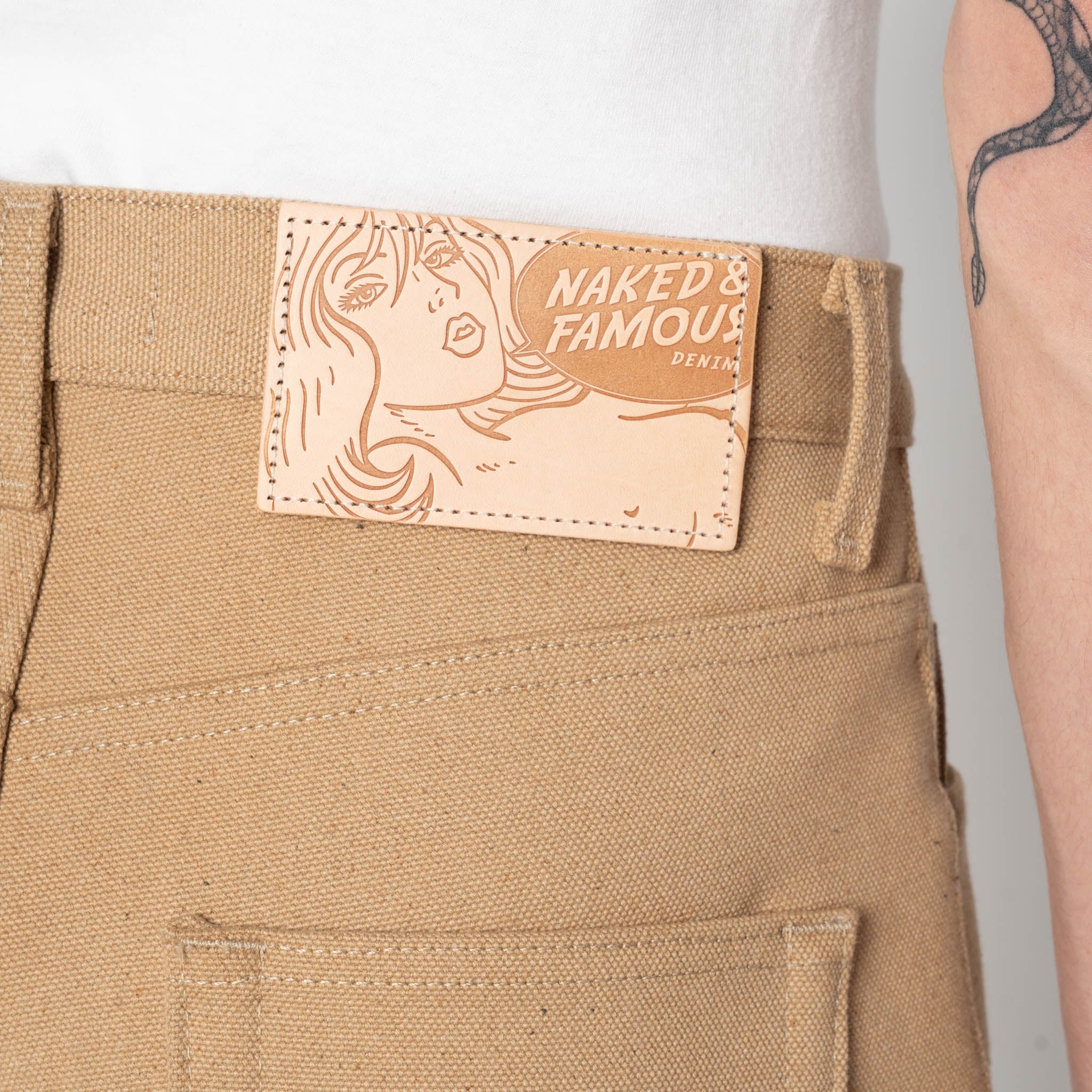 Strong Guy - Fat Fox Selvedge - Brown by Naked & Famous Denim