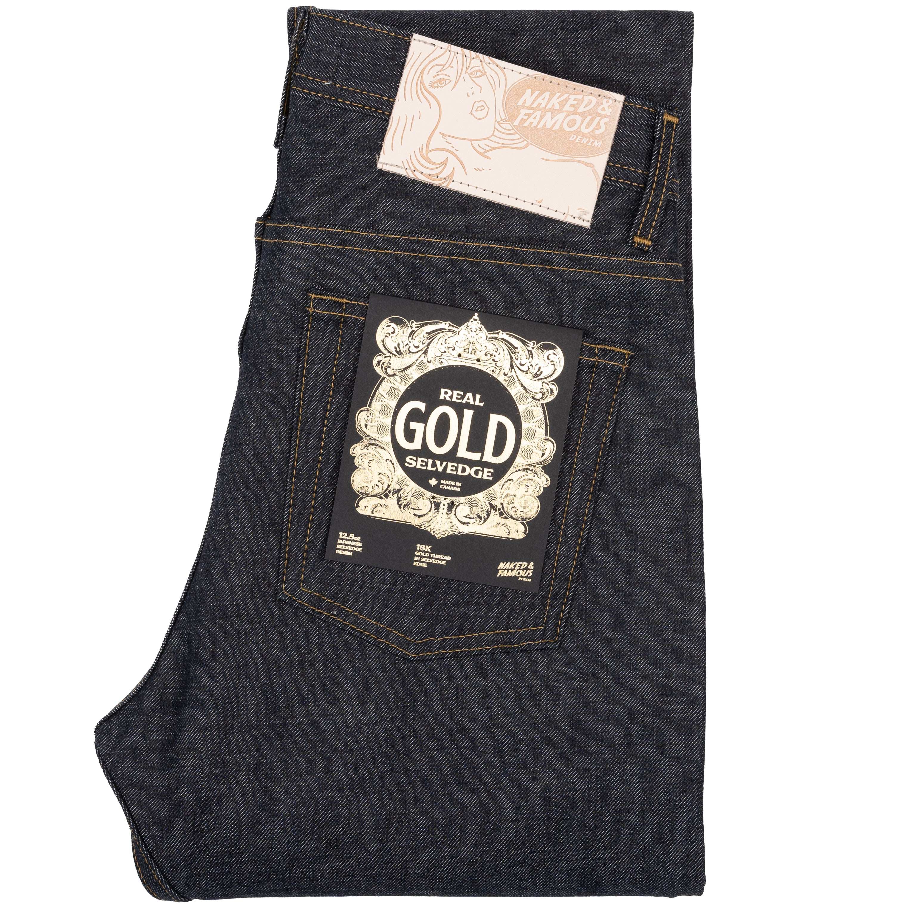Weird Guy - Deadstock Real Gold Selvedge by Naked & Famous Denim