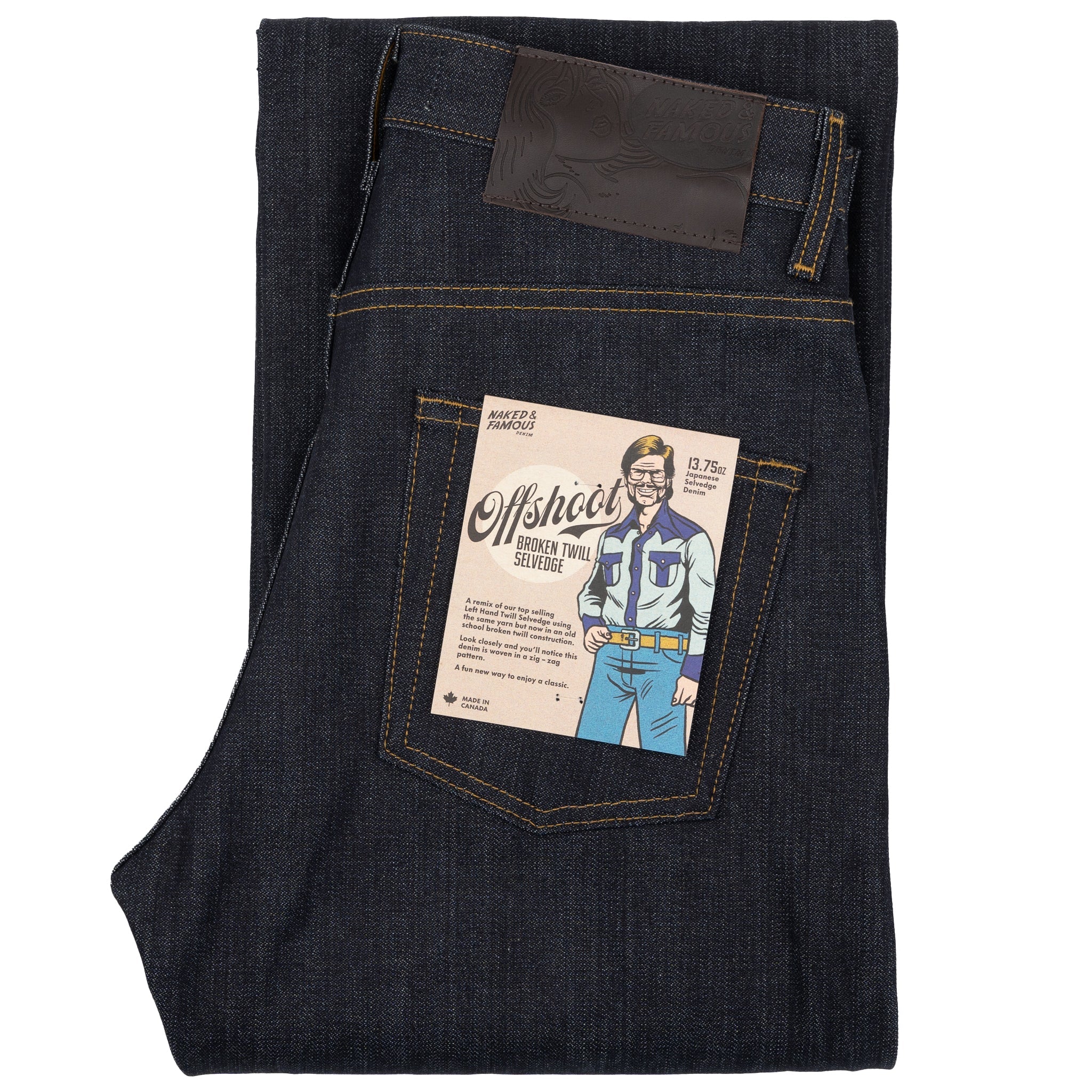 Strong Guy - Offshoot Broken Twill Selvedge by Naked & Famous Denim