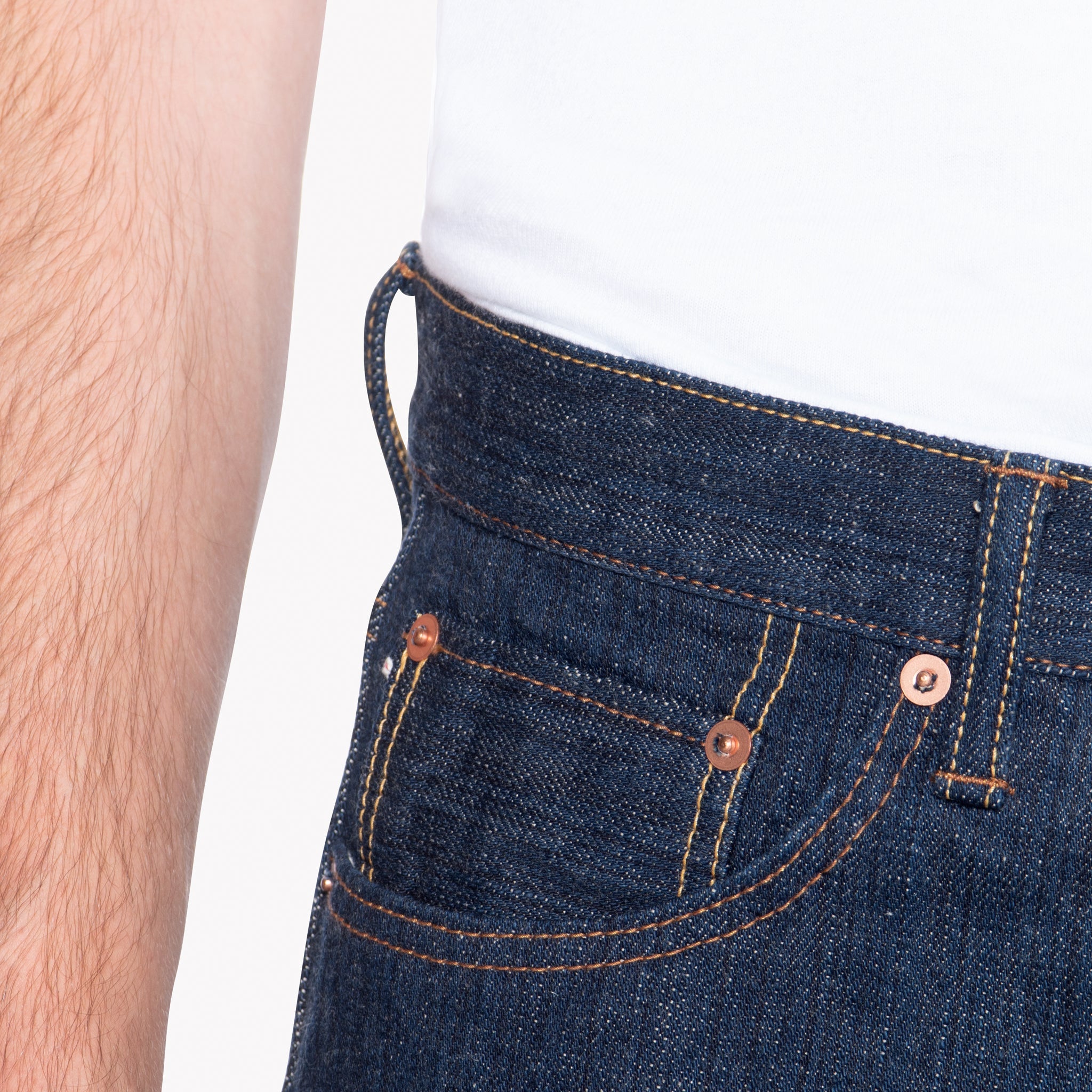 Weird Guy - MIJ9 - "Tennen Ai" Natural Indigo Slub Selvedge by Naked & Famous Denim