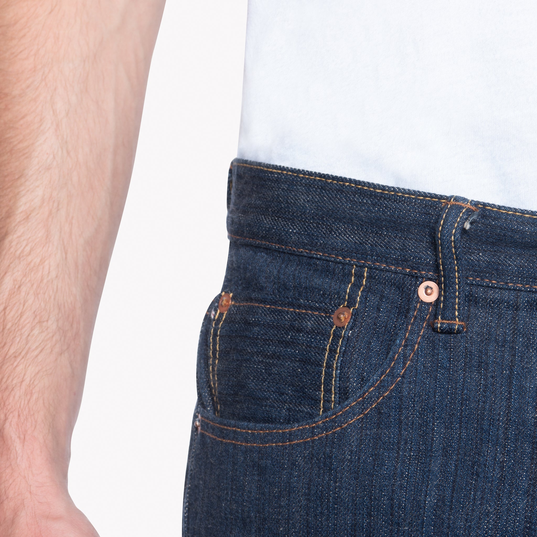 Easy Guy - MIJ9 - "Tennen Ai" Natural Indigo Slub Selvedge by Naked & Famous Denim