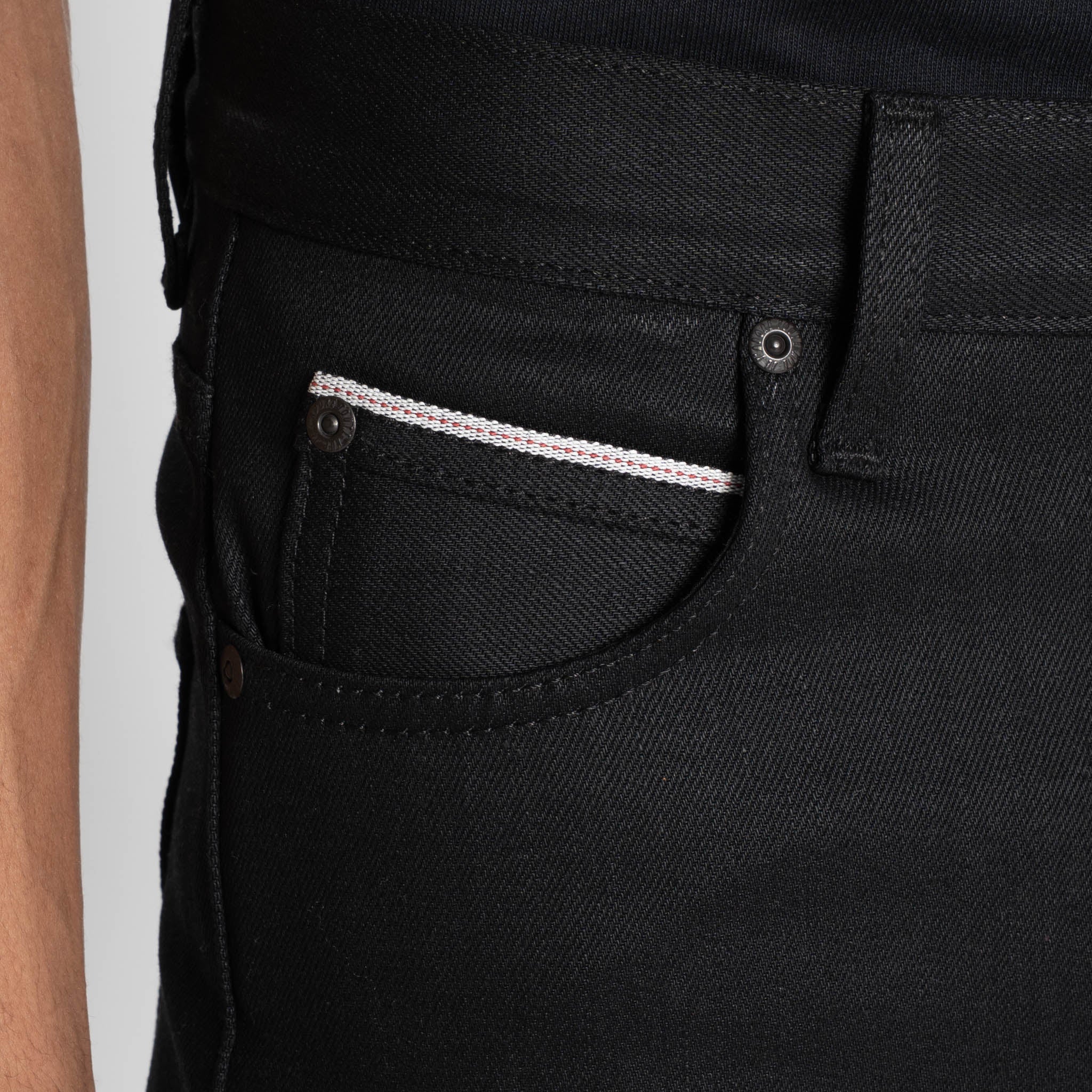 Super Guy - Black Cobra Stretch Selvedge by Naked & Famous Denim