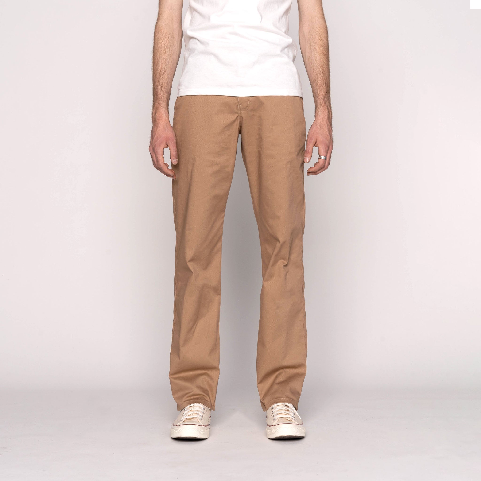 Straight Chino - Beige Stretch Twill by Naked & Famous Denim