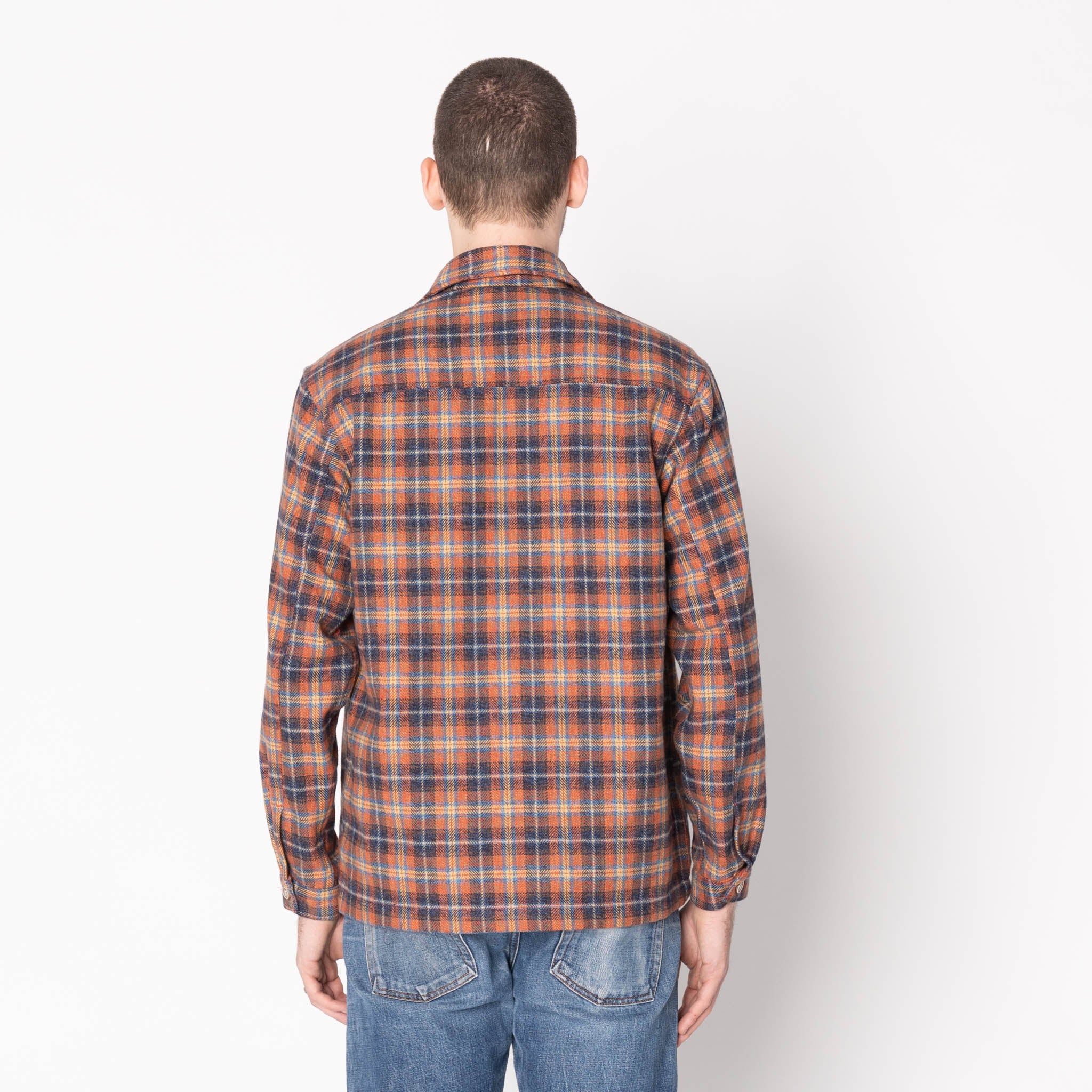 Work Shirt - Triple Twist Yarn Flannel - Red by Naked & Famous Denim