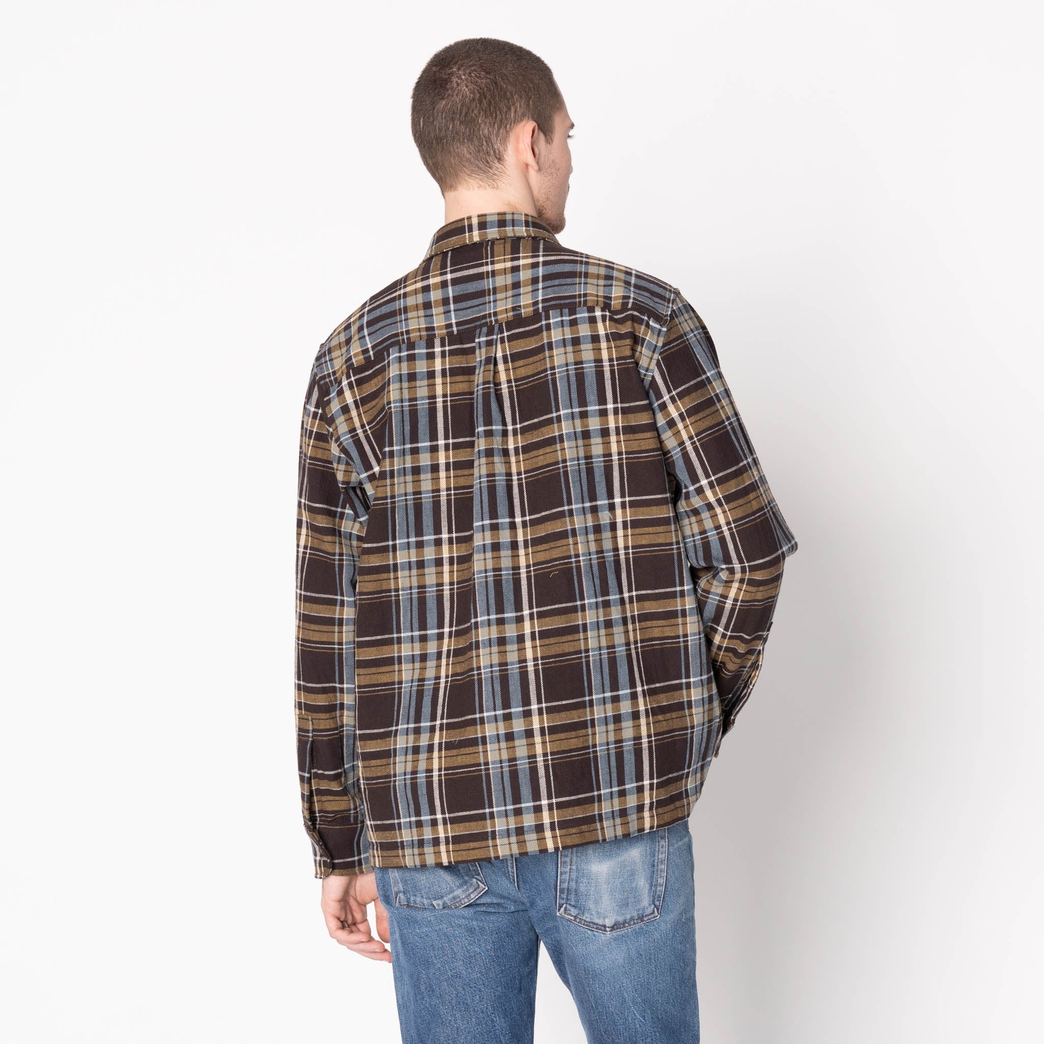 True Shirt - Slub Yarn Flannel - Navy by Naked & Famous Denim