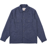 Work Shirt - Herringbone Triple Twist - Indigo by Naked & Famous Denim
