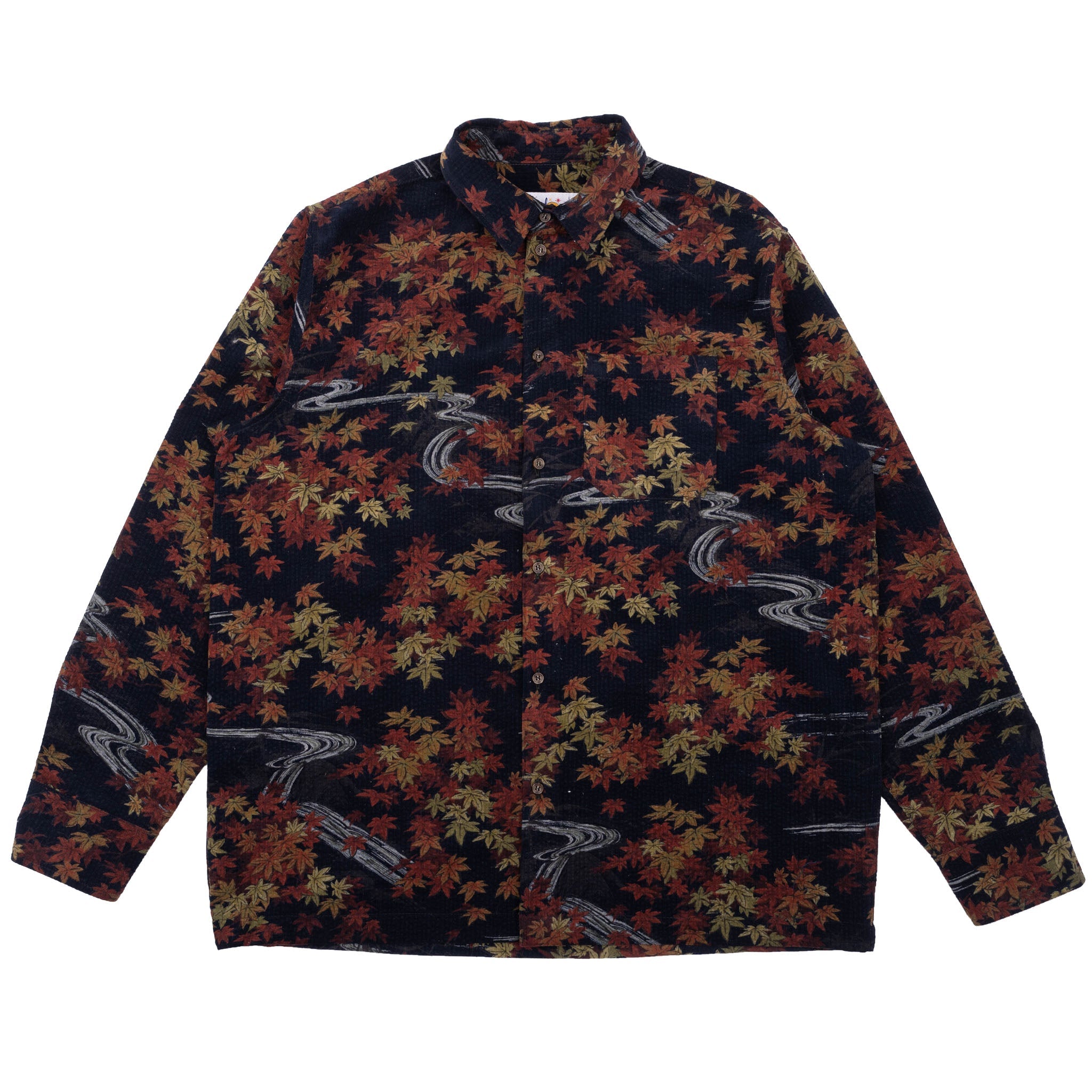 True Shirt - Printed - Autumn - Navy by Naked & Famous Denim
