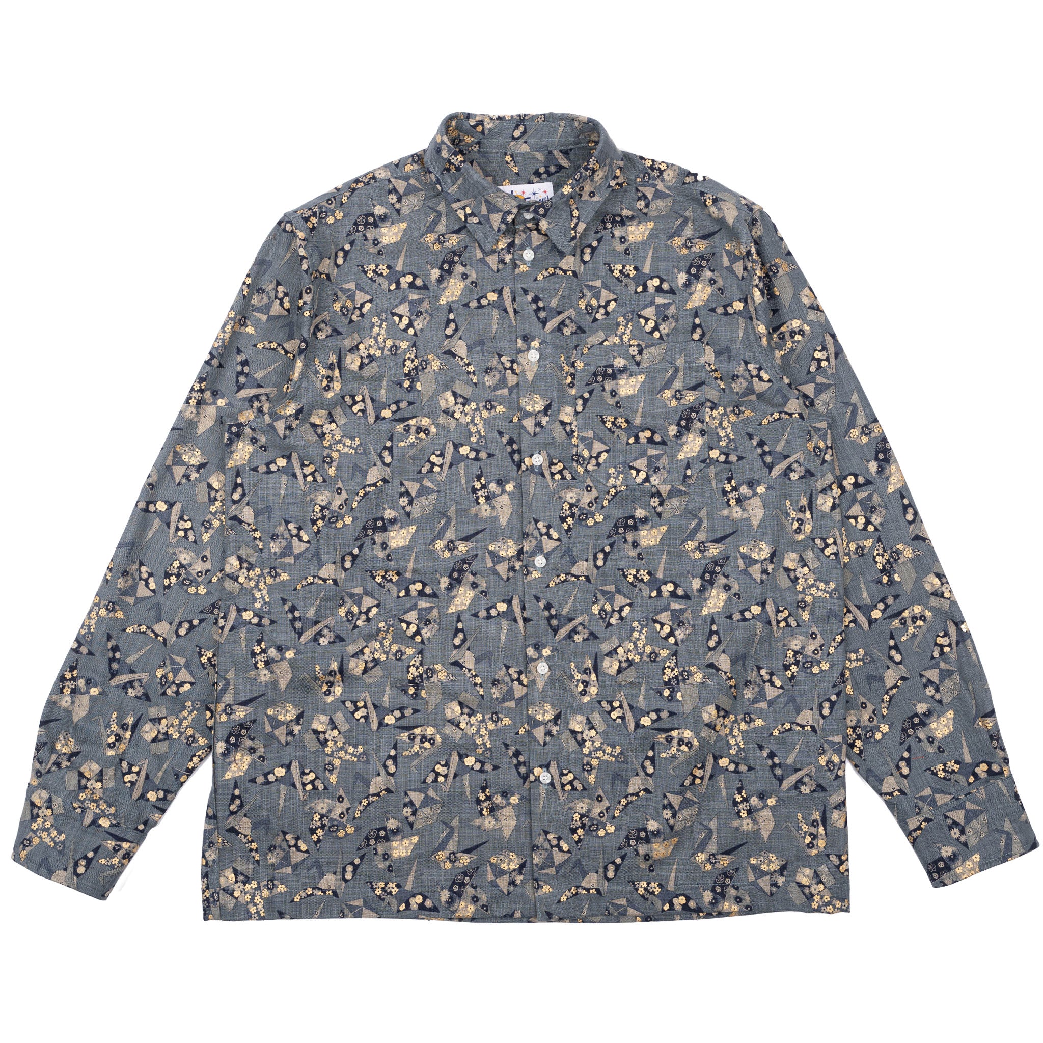 True Shirt - Origami Poplin - Blue by Naked & Famous Denim